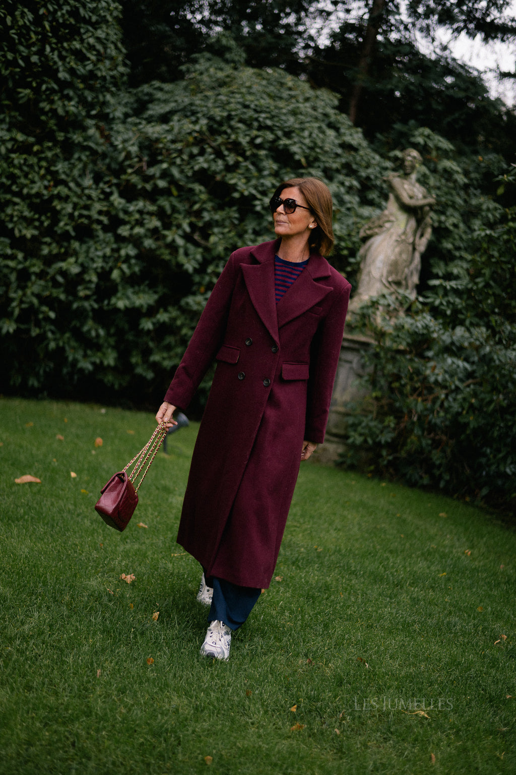 YASRoyla wool blend long coat port royale