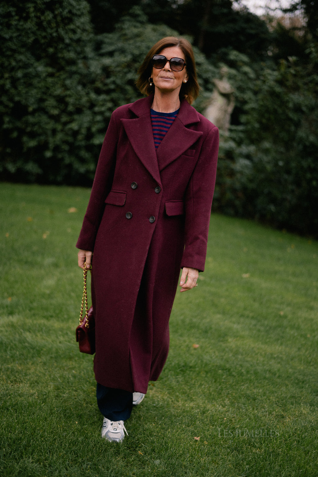 YASRoyla wool blend long coat port royale