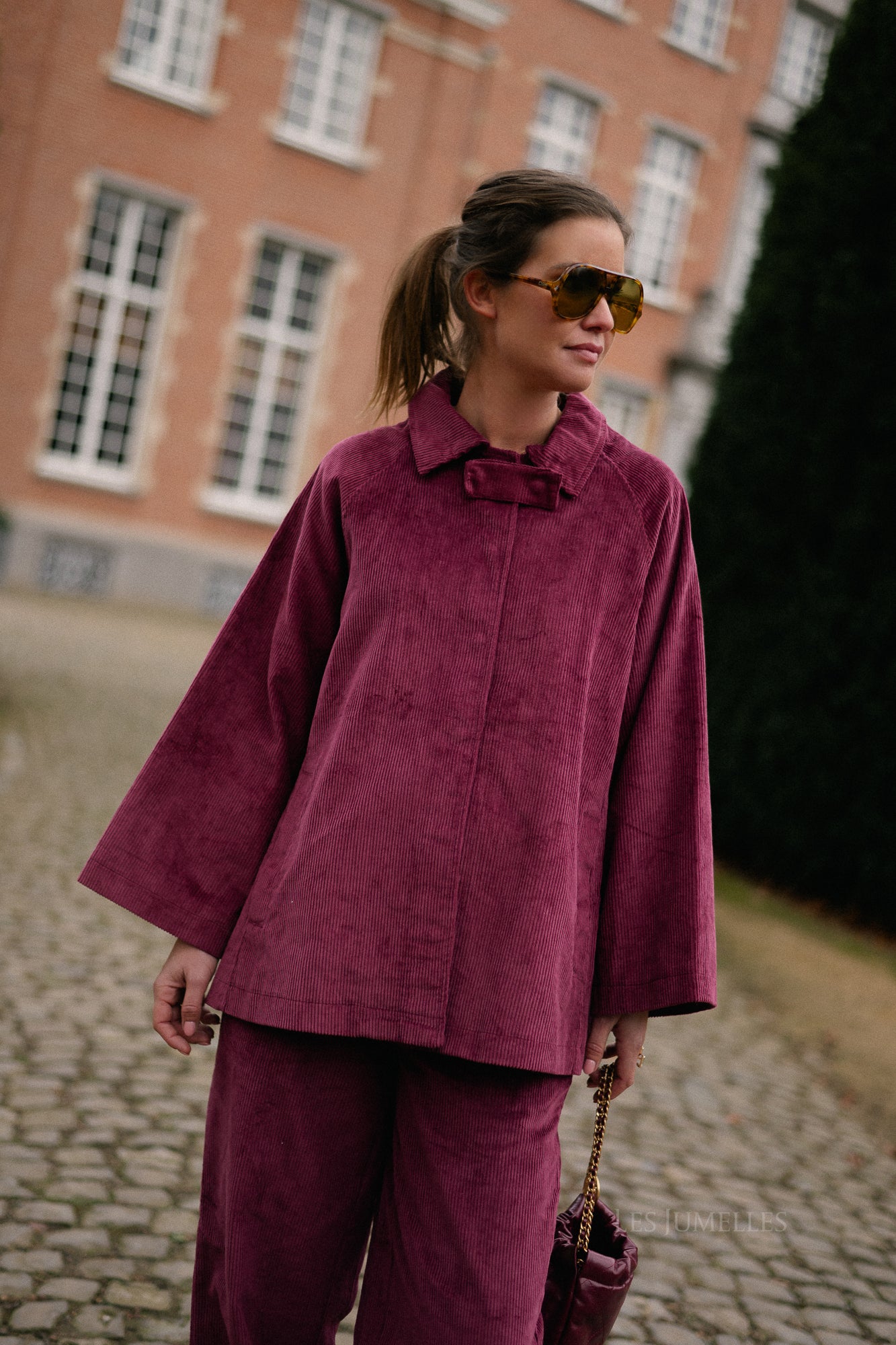 Bobbie jacket aubergine