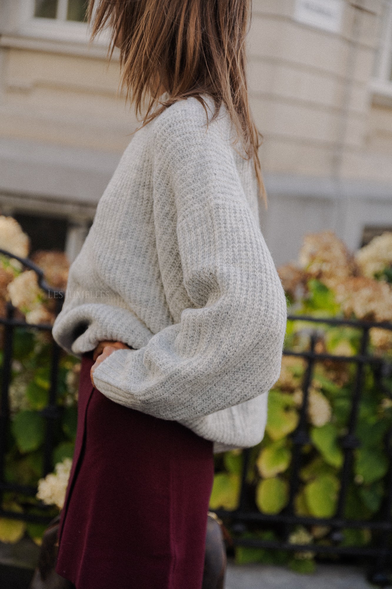 Luca Pullover Grau Melange