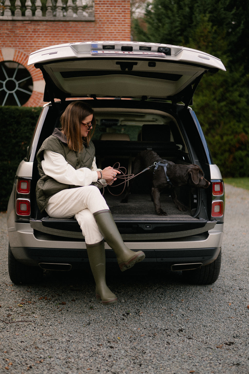 Mabel waistcoat kaki