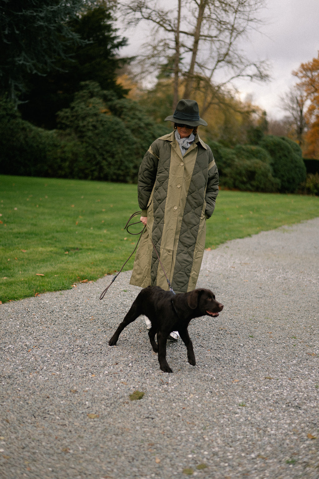 Jane gewatteerde jas kaki