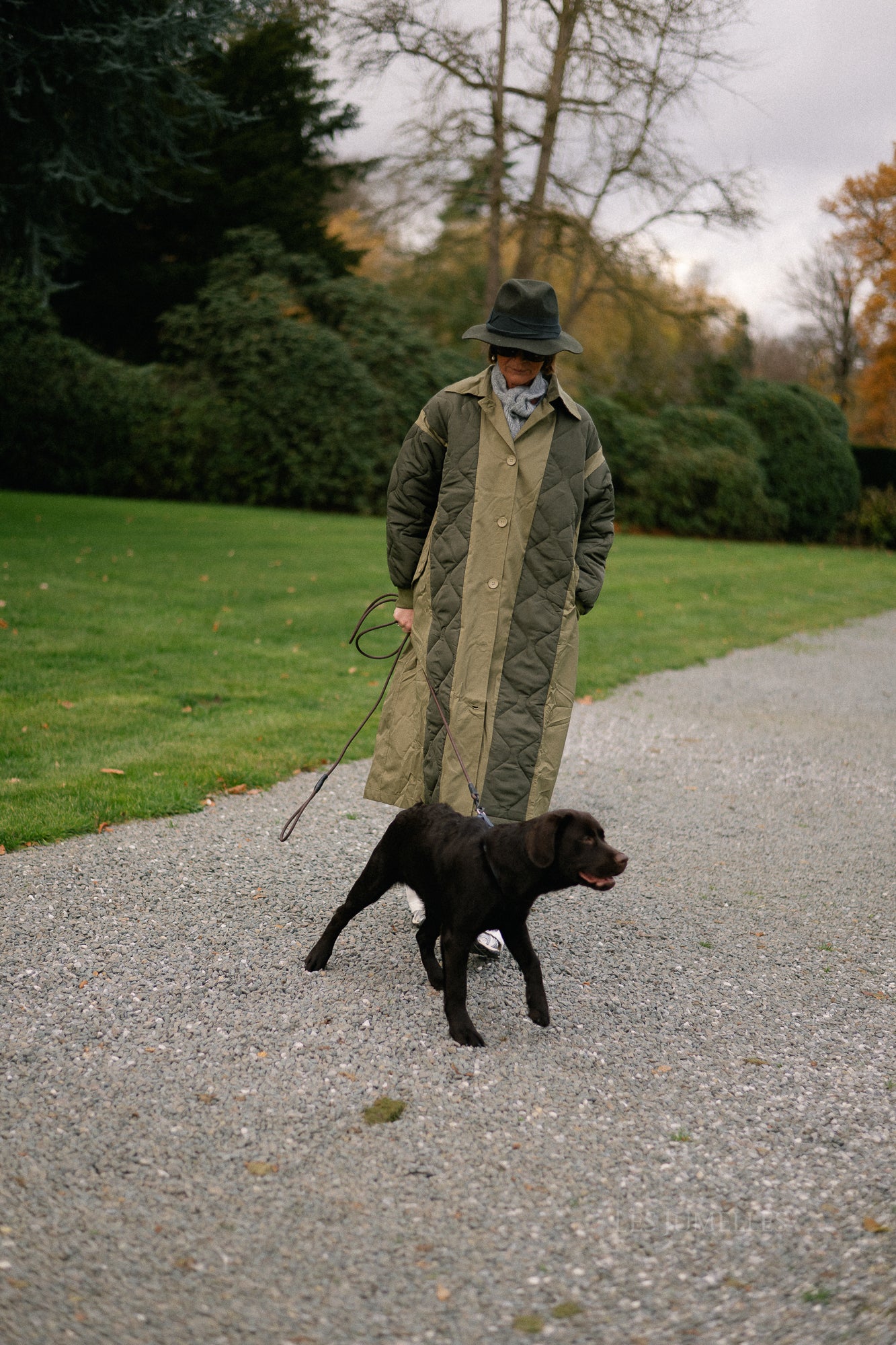 Jane gewatteerde jas kaki