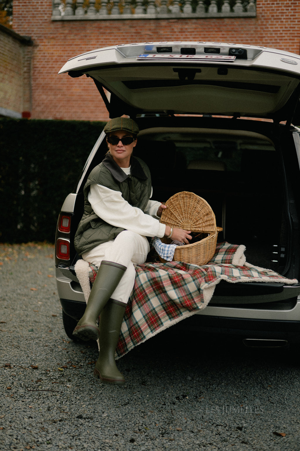 Rachel ribfluwelen broek ecru