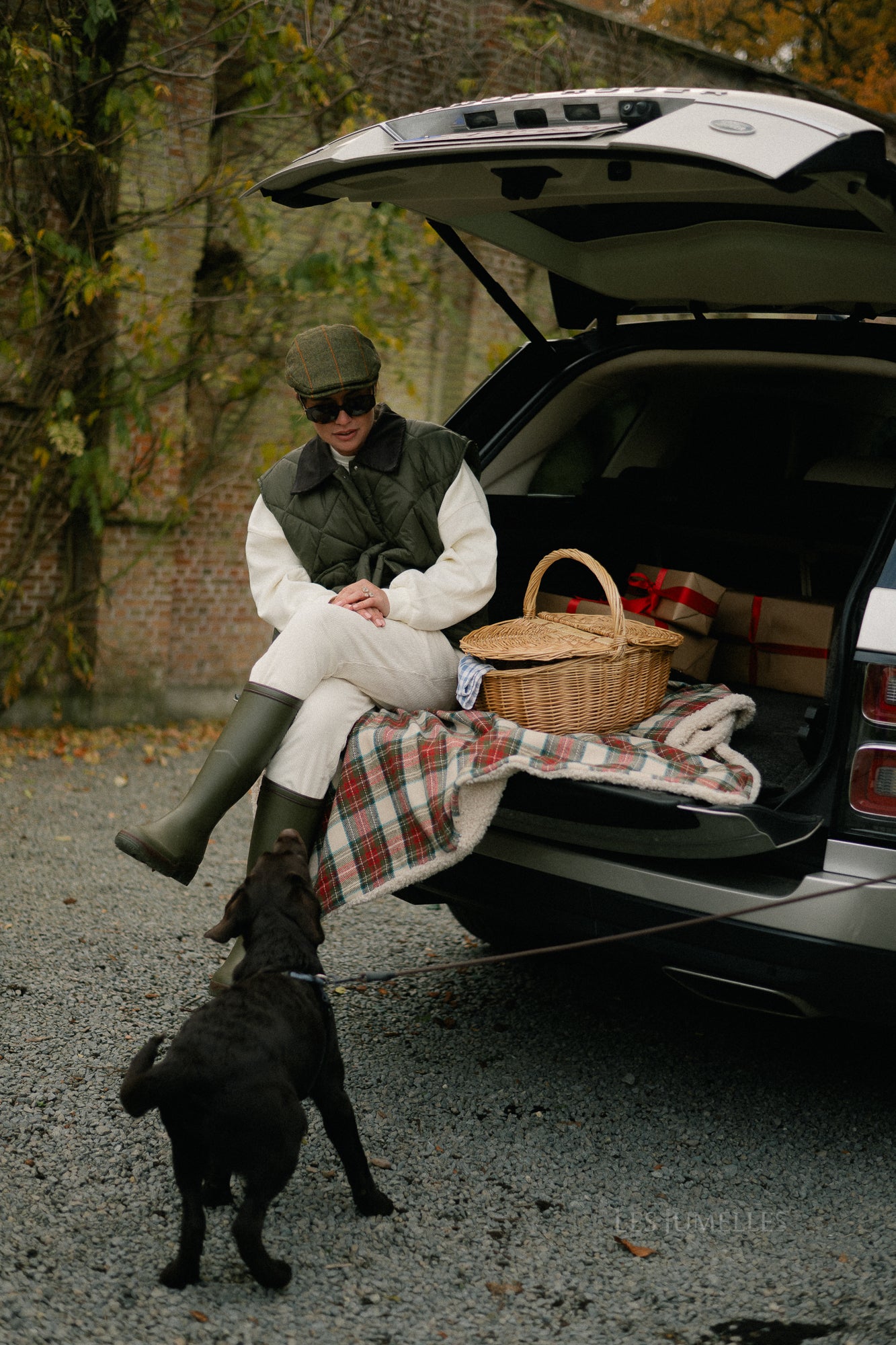 Rachel ribfluwelen broek ecru