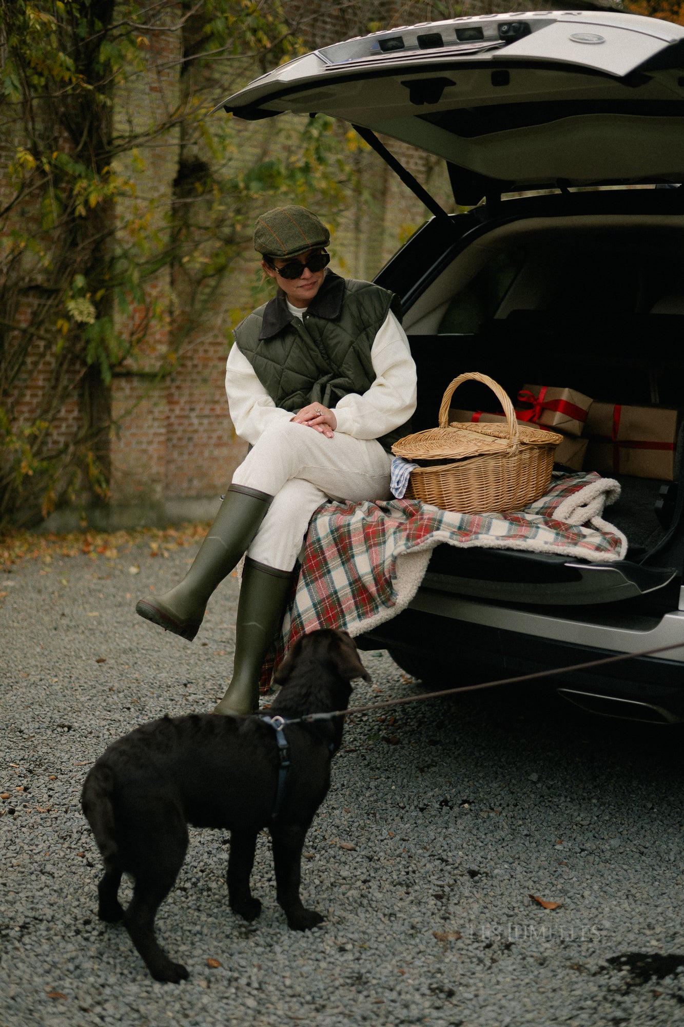 Rachel ribfluwelen broek ecru