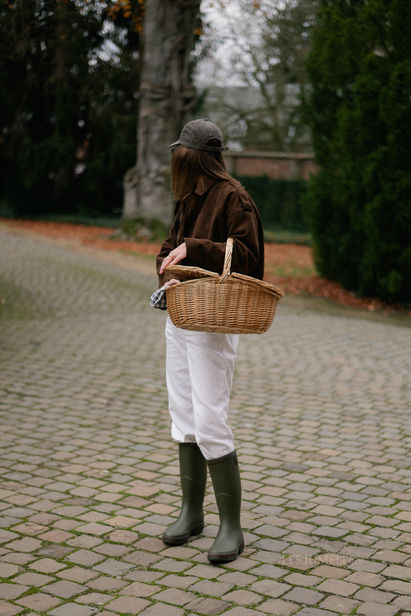 Veste en daim Aurora marron foncé