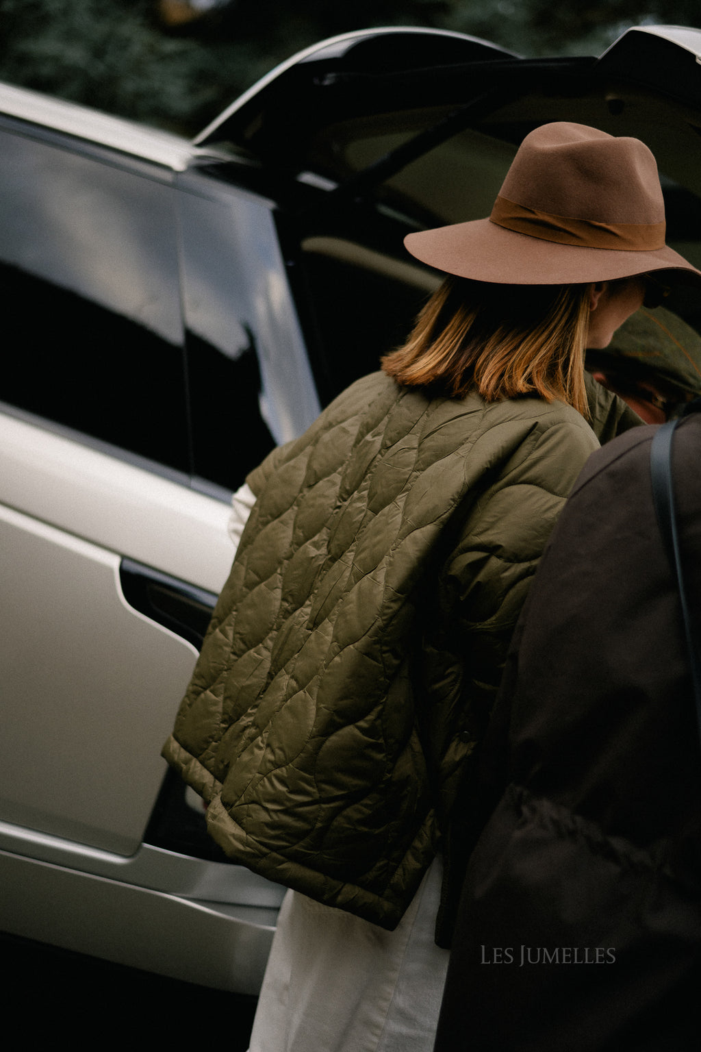 Lynn gewatteerde cape khaki