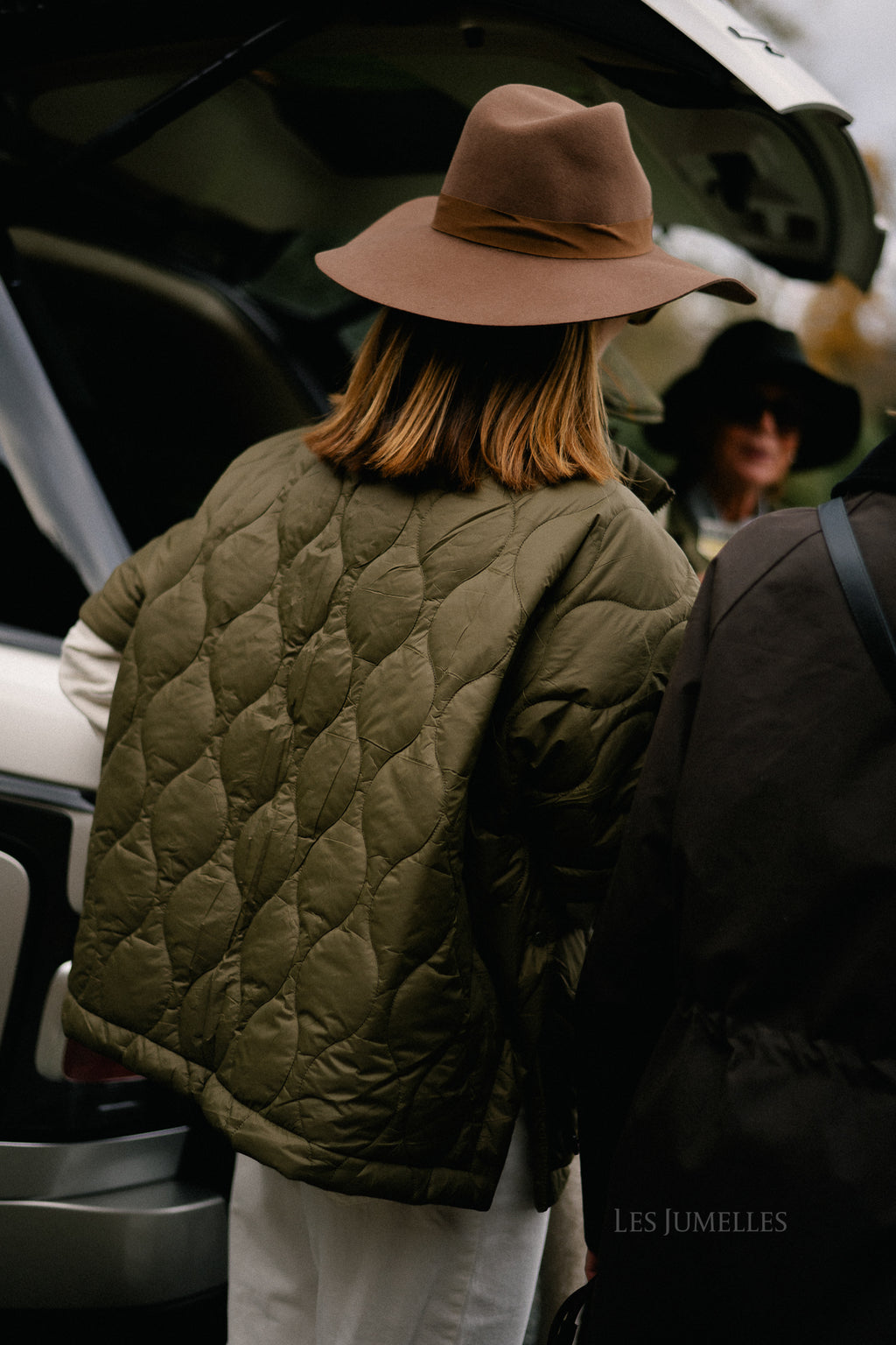 Lynn gewatteerde cape khaki