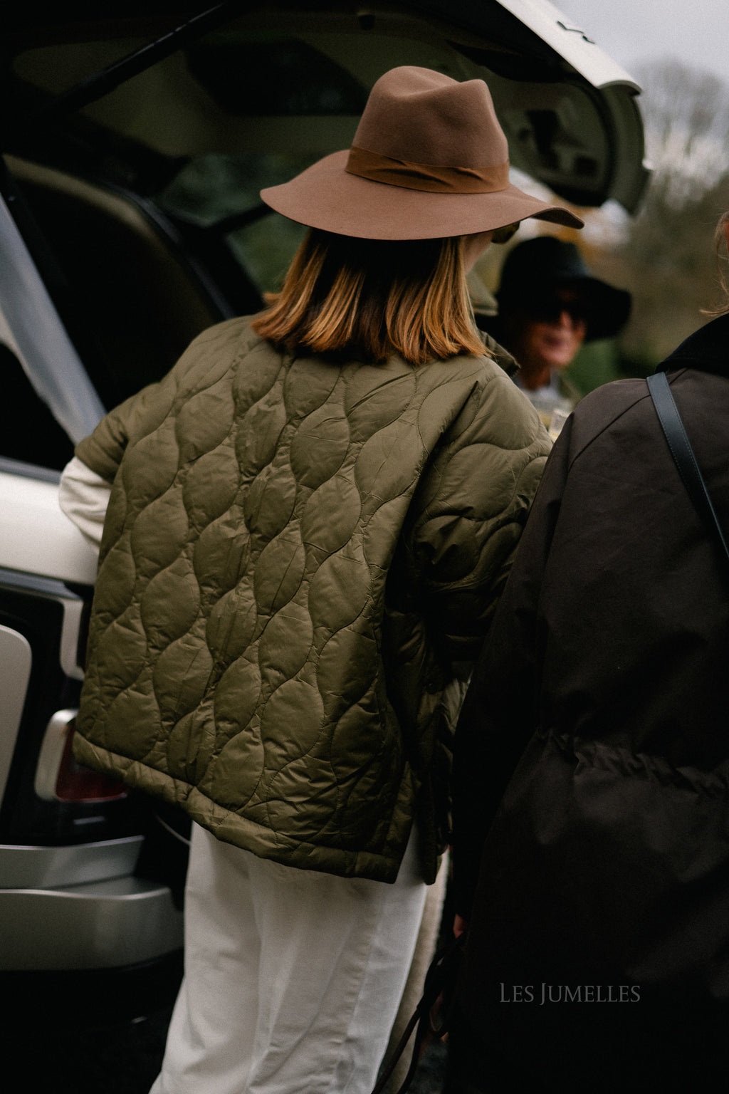 Lynn gewatteerde cape khaki