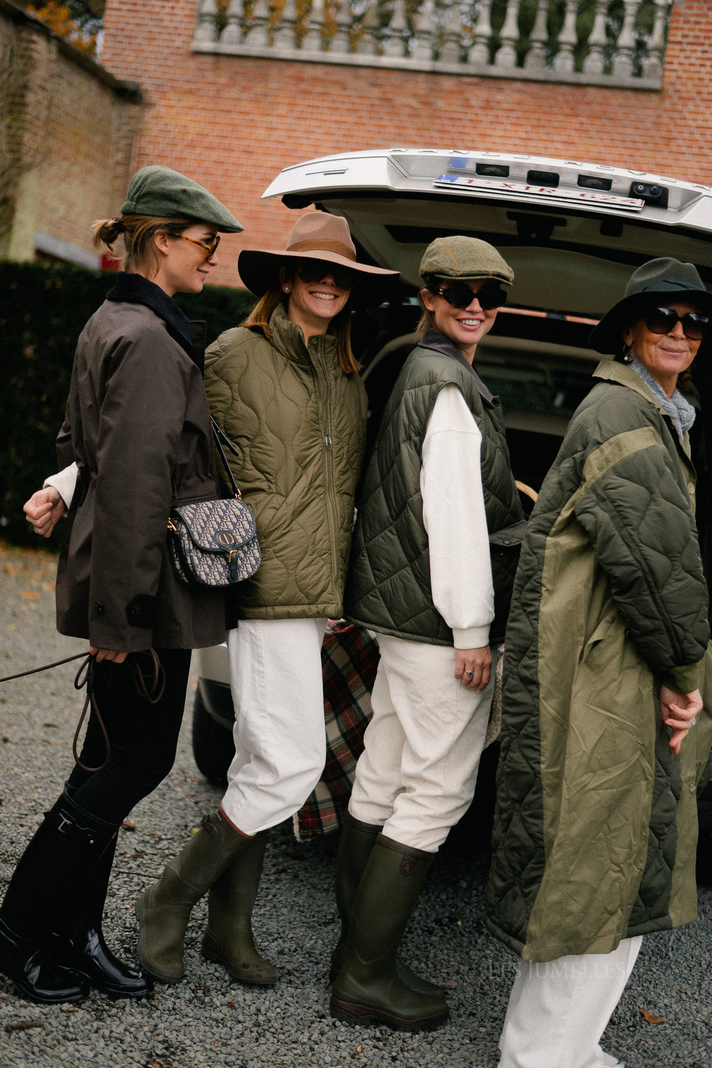 Lynn gewatteerde cape khaki