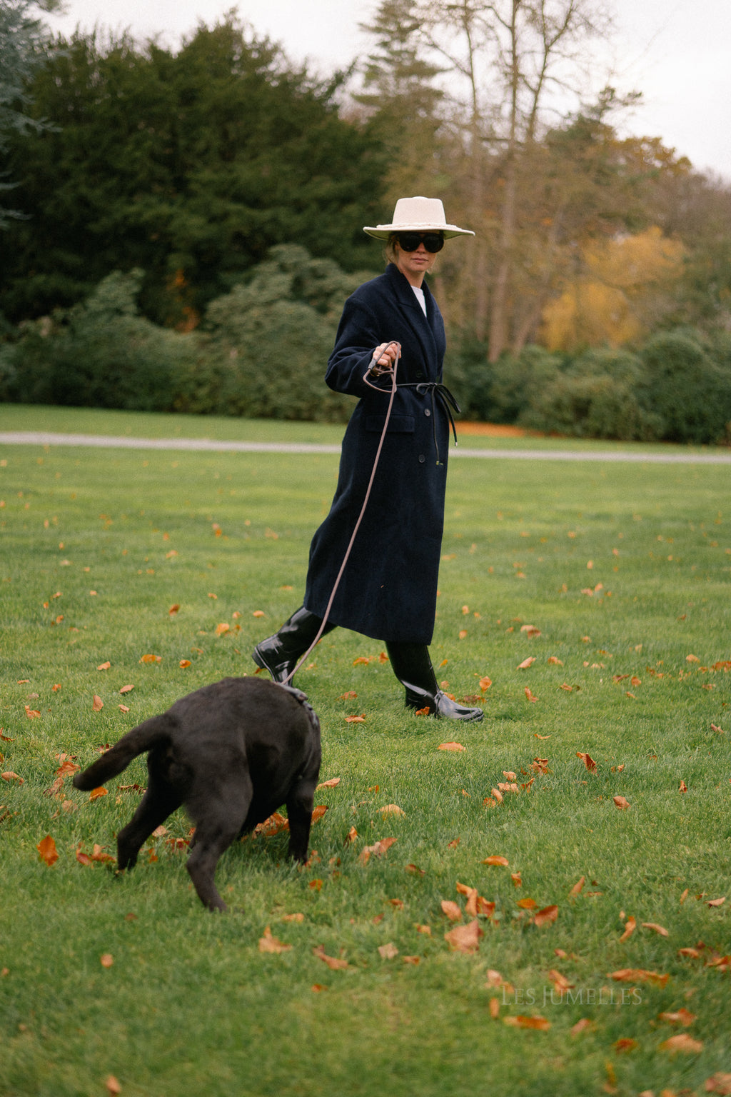 Leana wollen jas night sky