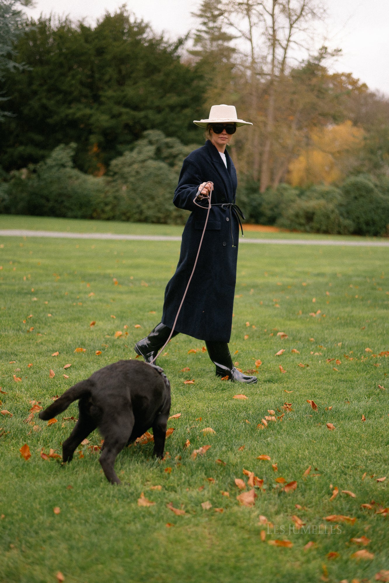 Leana wollen jas night sky