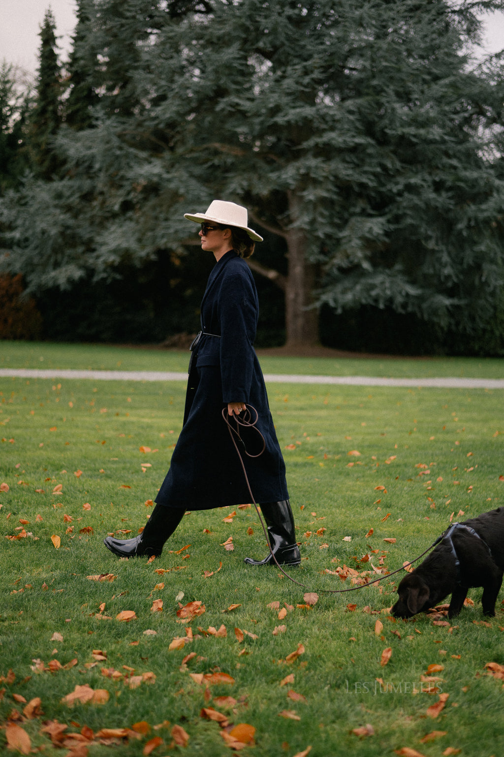 Leana wollen jas night sky