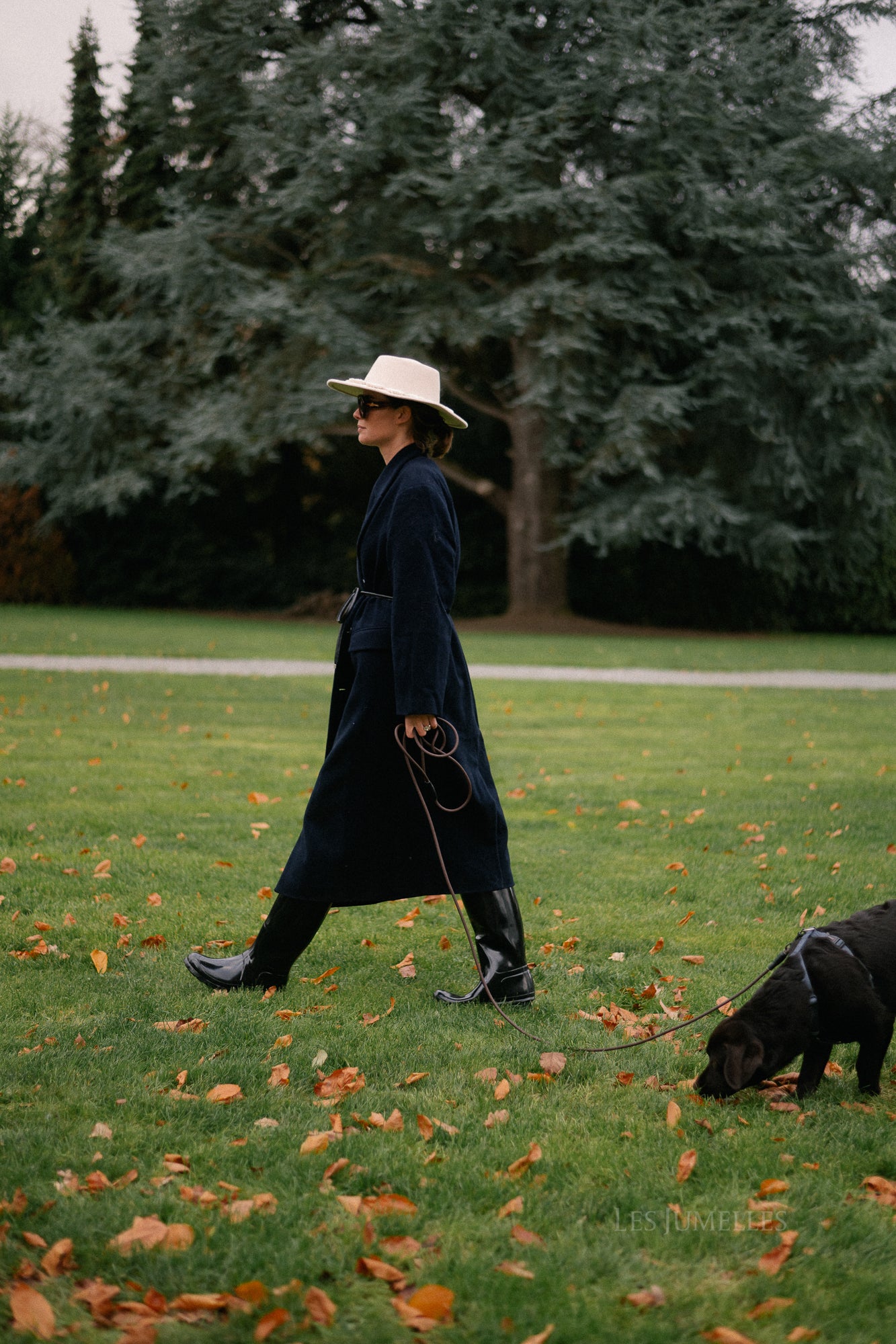 Leana wollen jas night sky