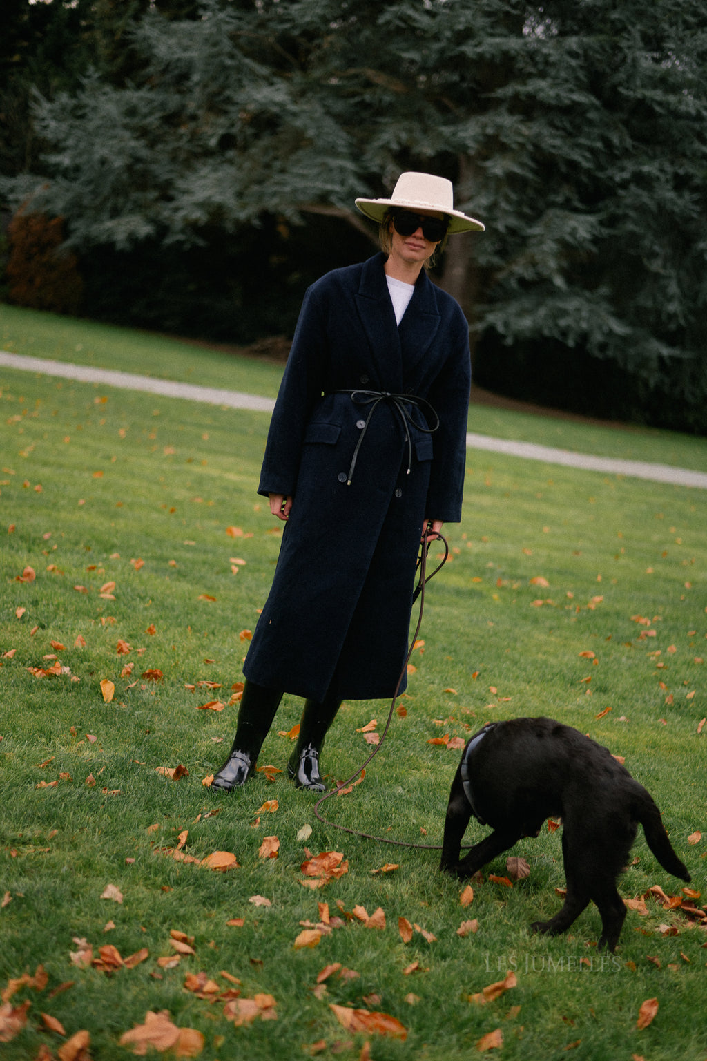 Leana wollen jas night sky