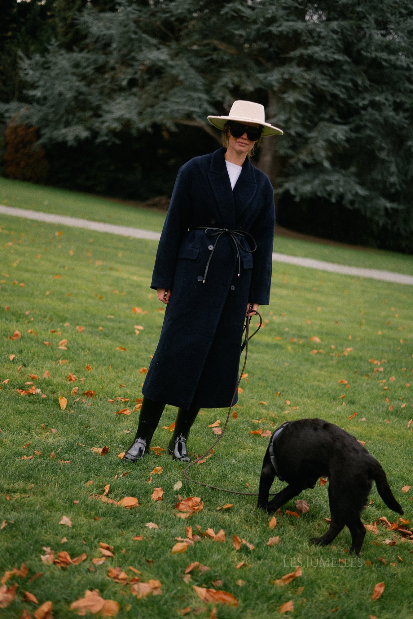 Leana wollen jas night sky