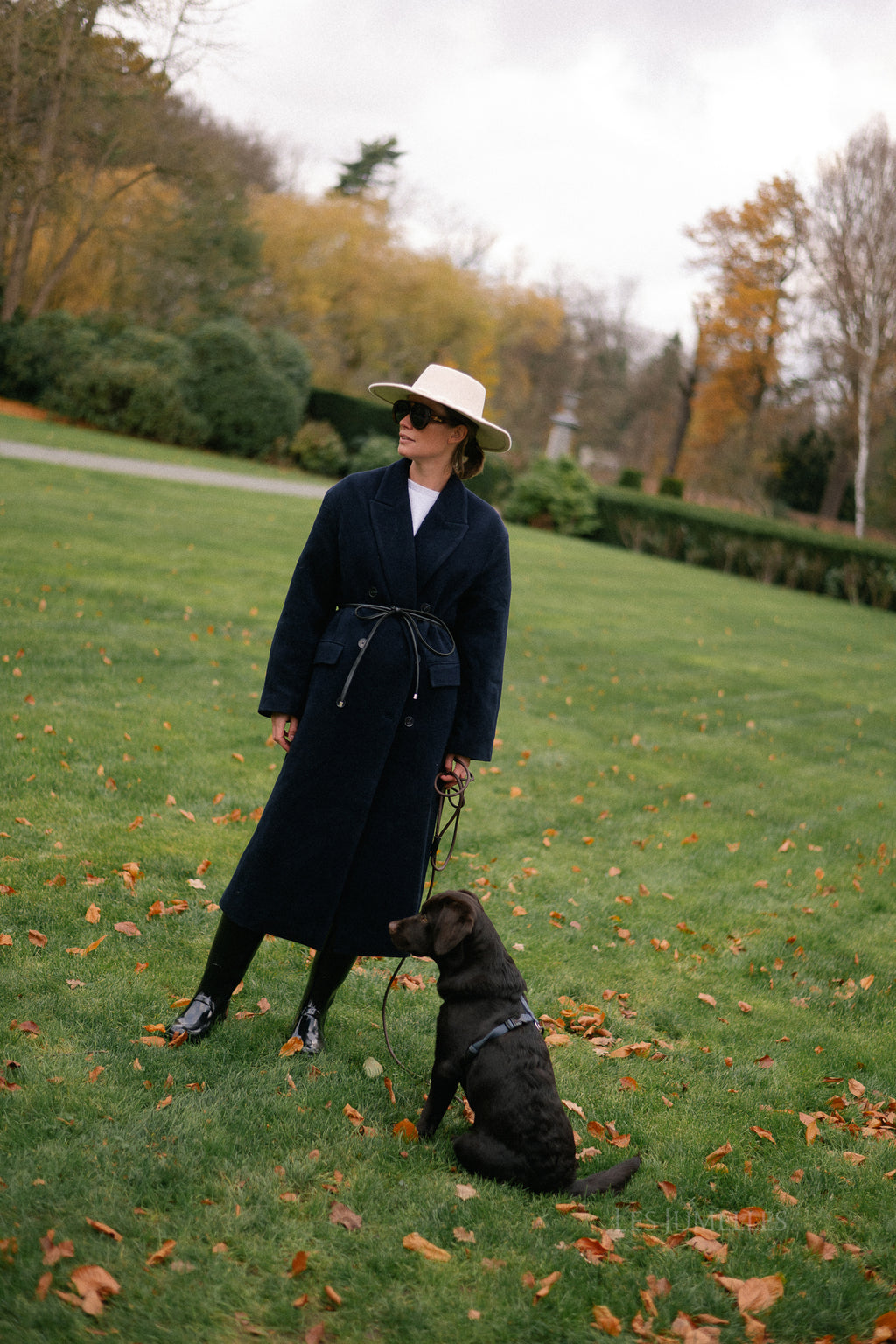 Leana wollen jas night sky