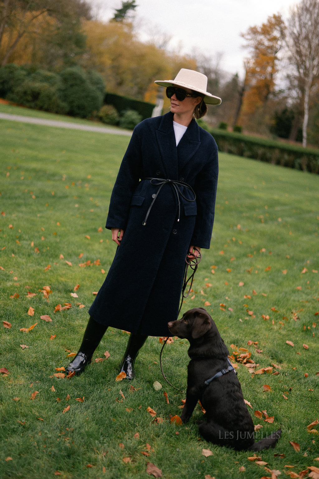 Leana wollen jas night sky