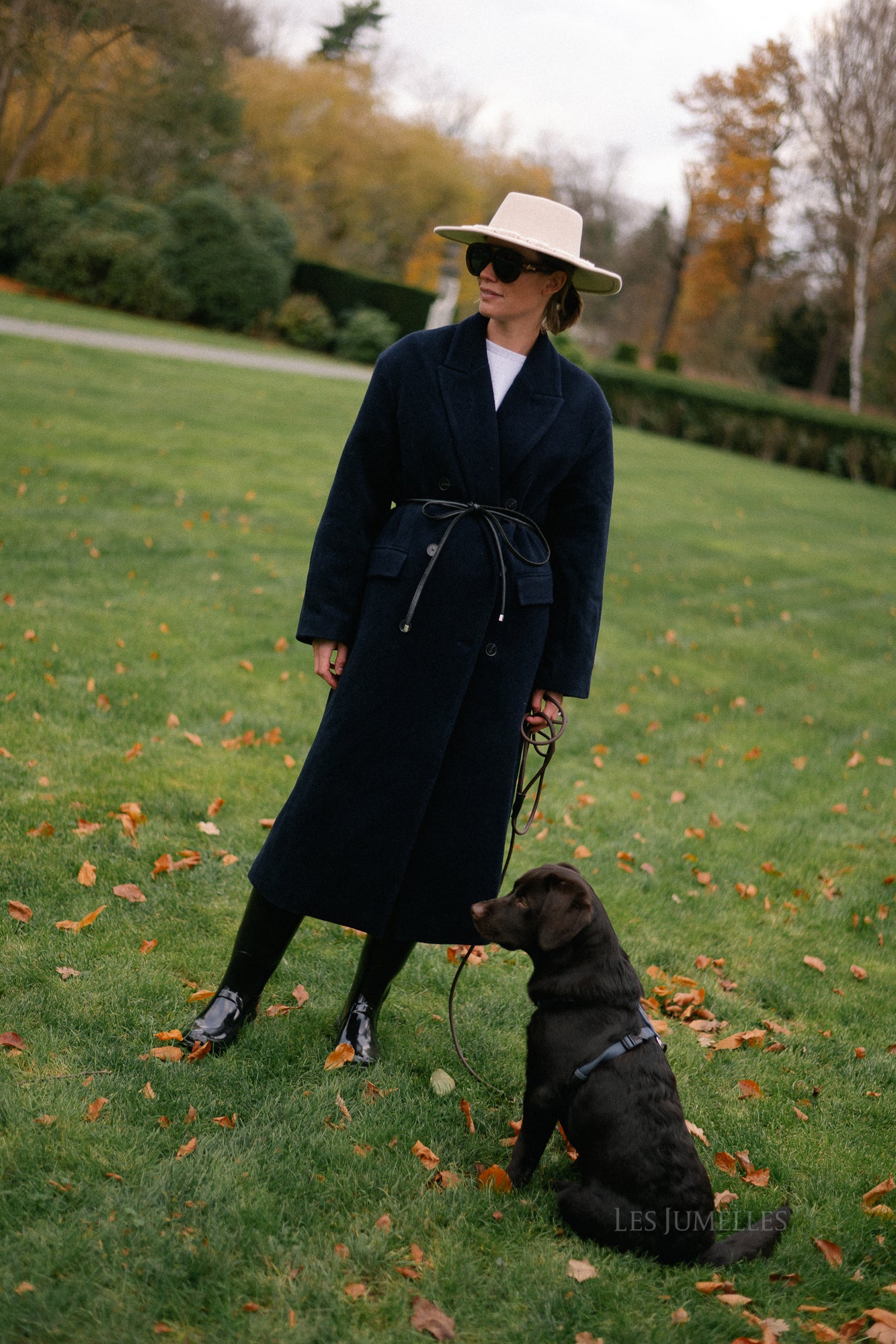 Leana wollen jas night sky