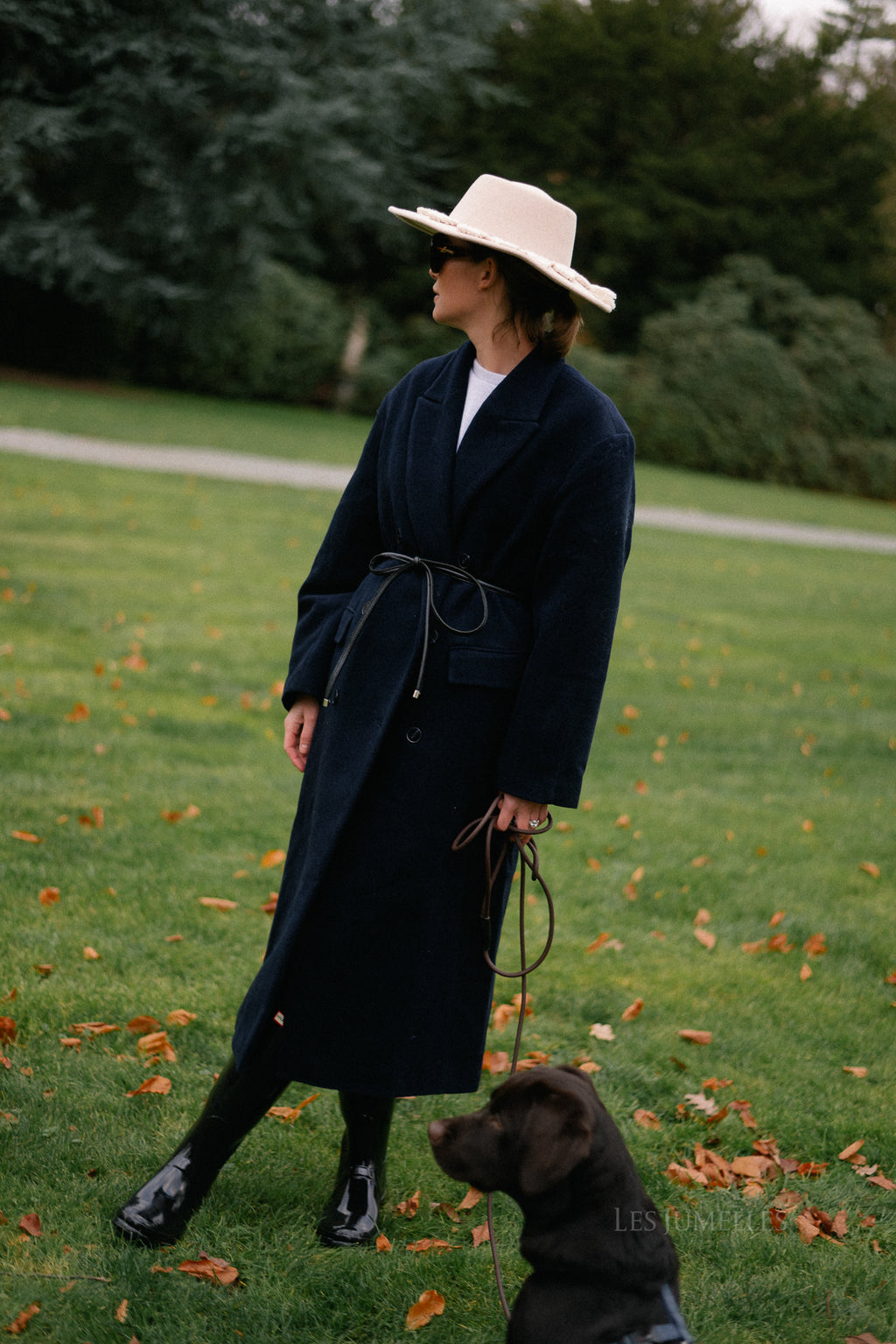 Leana wollen jas night sky