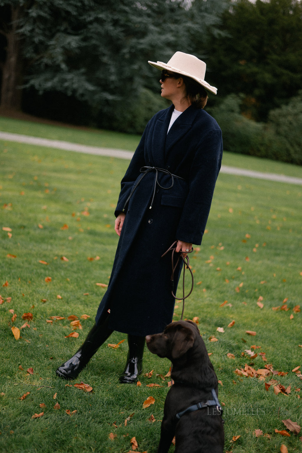 Leana wollen jas night sky