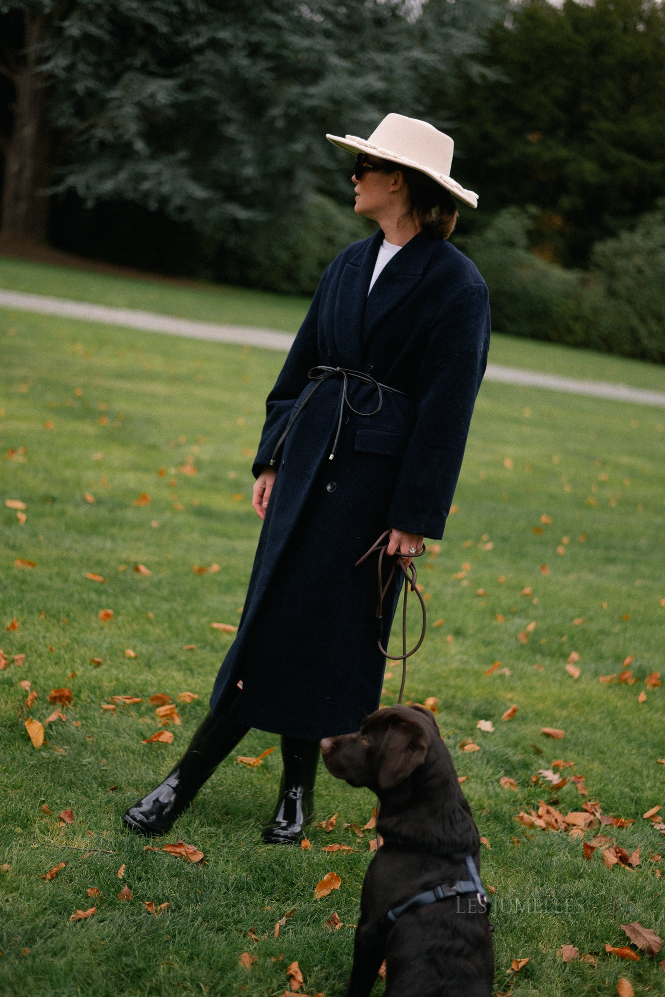 Leana wollen jas night sky