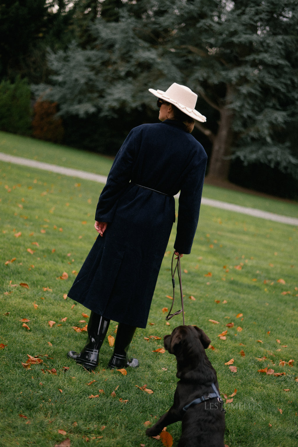 Leana wollen jas night sky