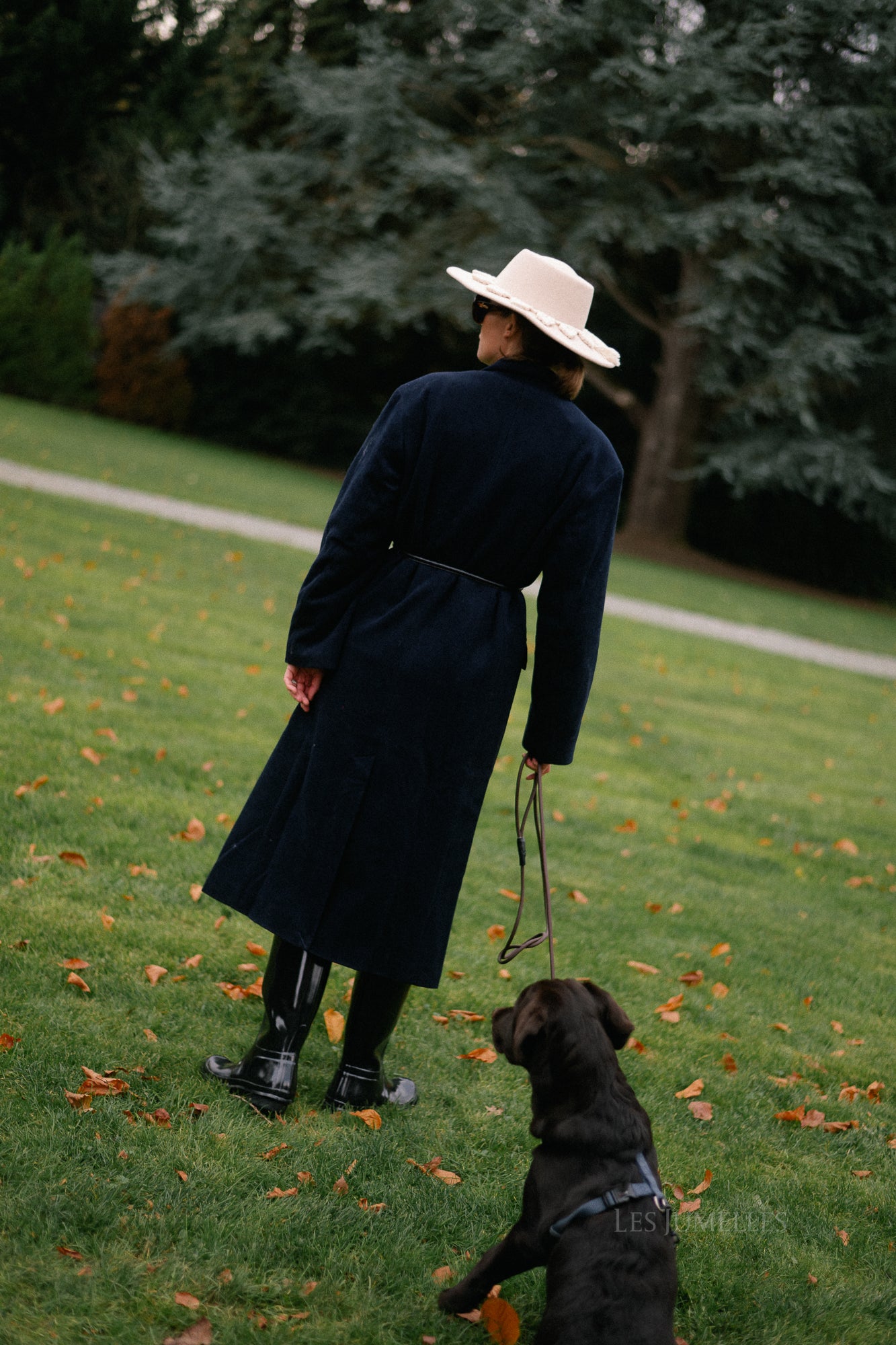 Leana wollen jas night sky