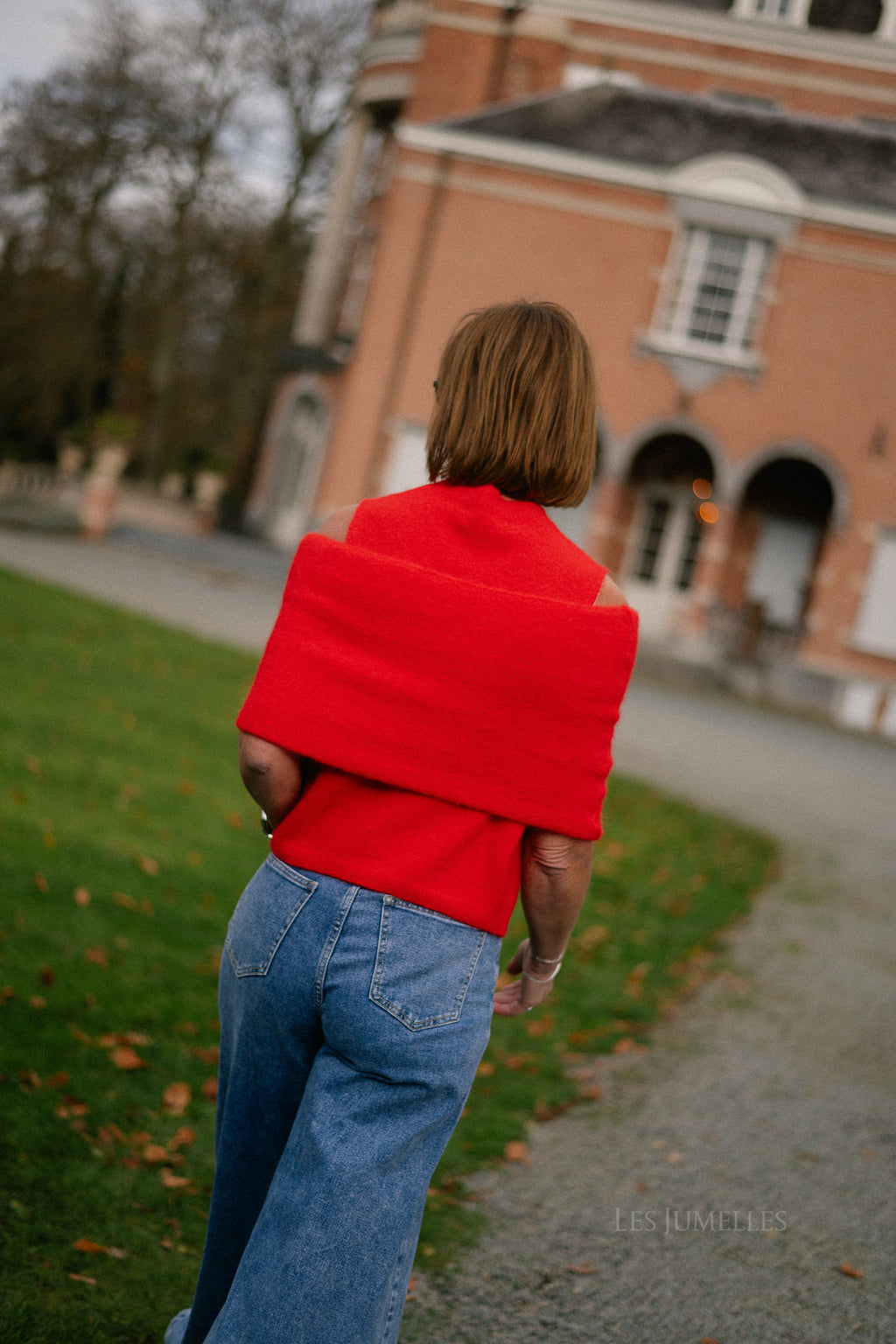 Louelle trui koraalrood