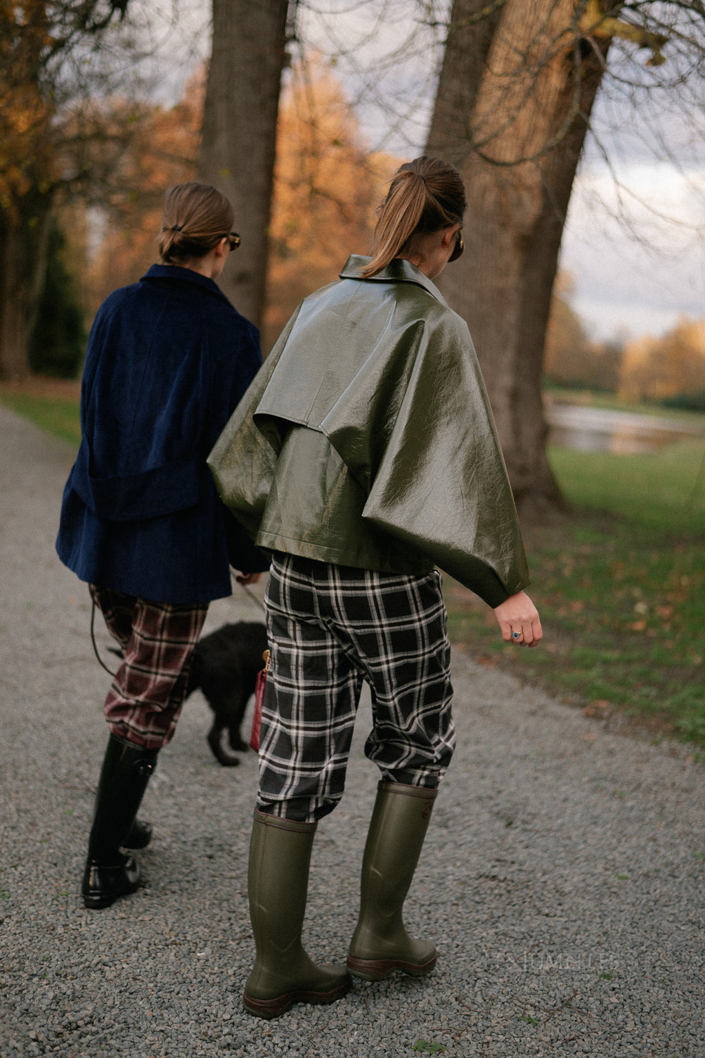 Jodie PU jacket khaki