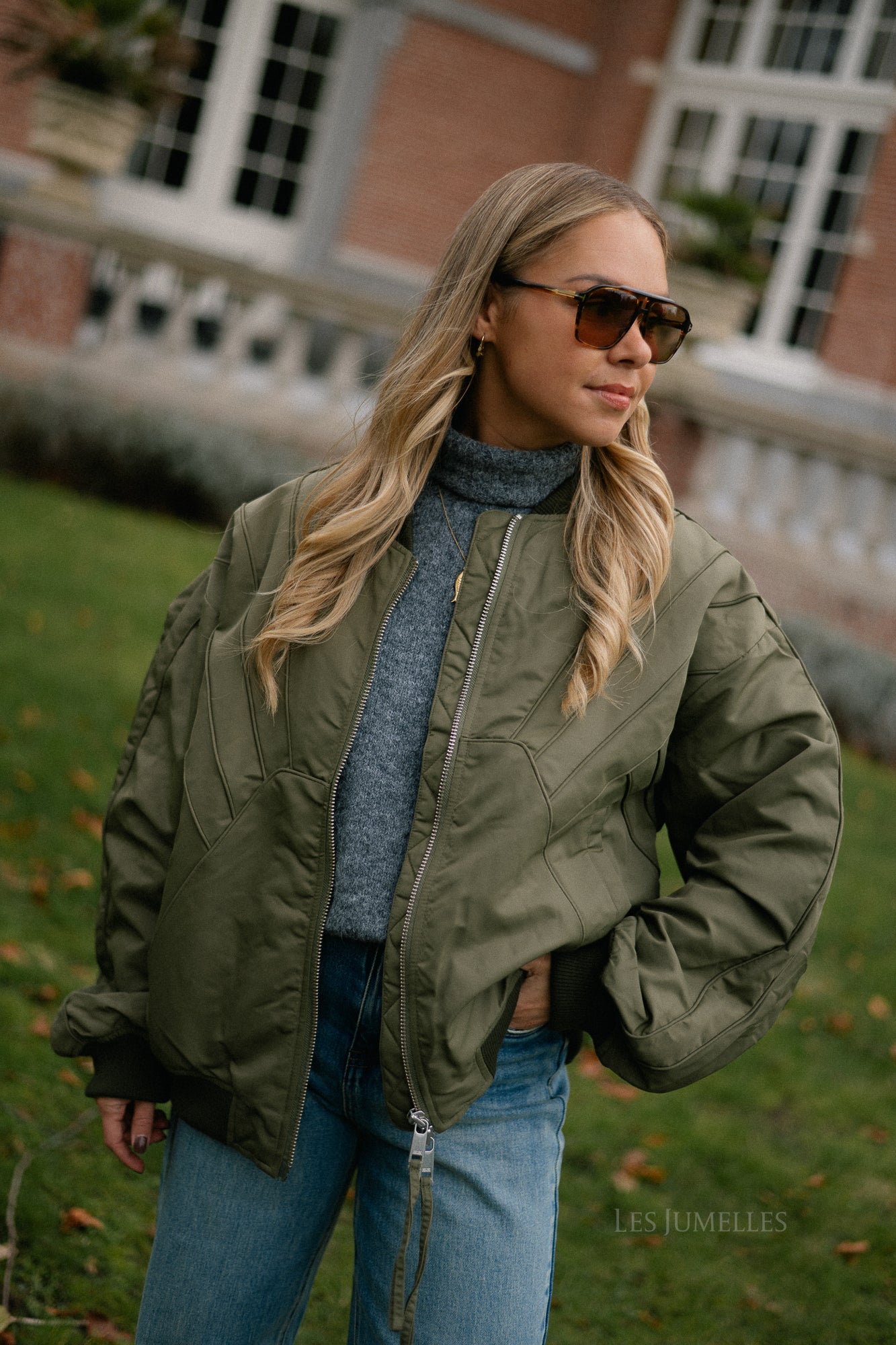 GZAurora bomber donkergroen