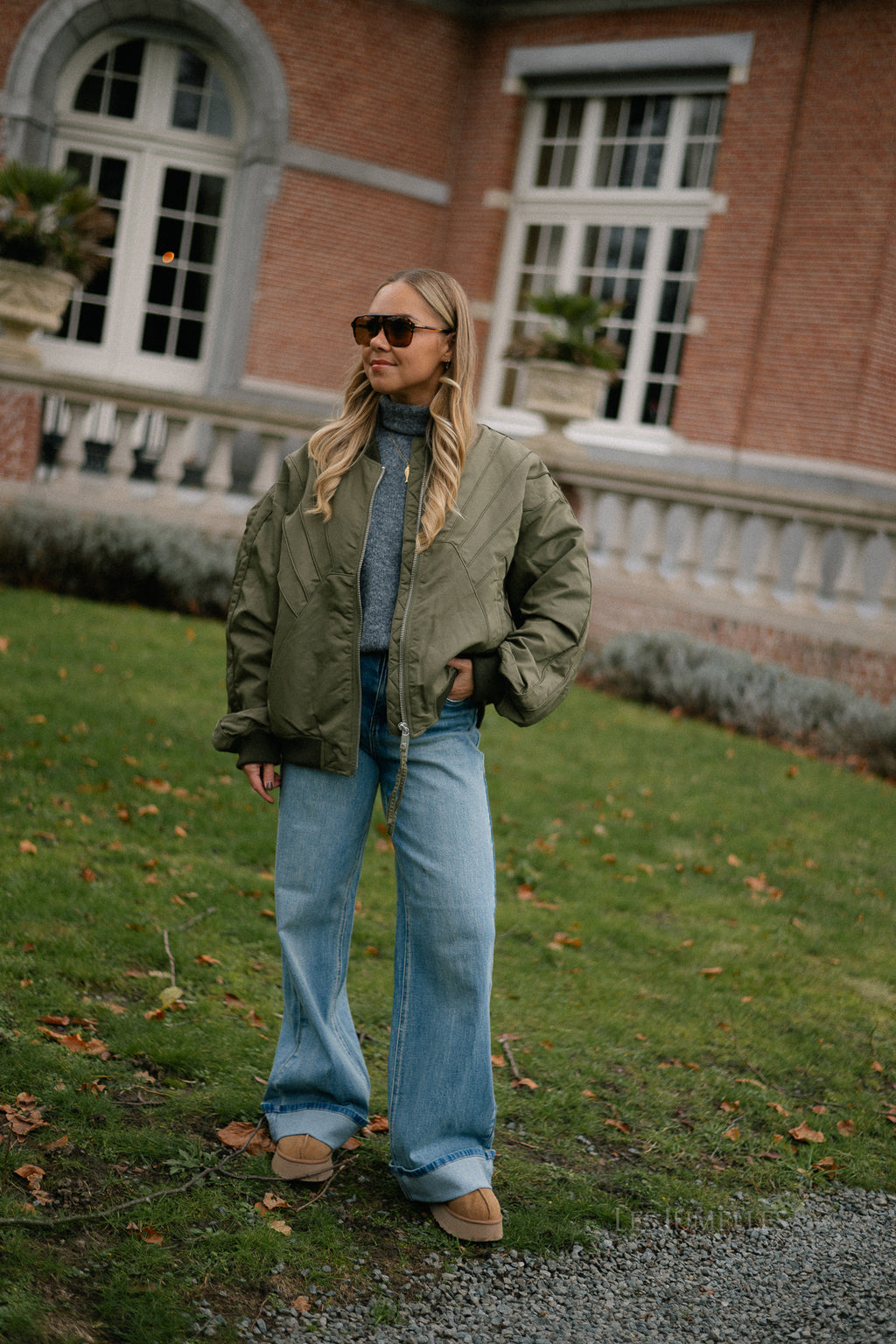 GZAurora bomber donkergroen