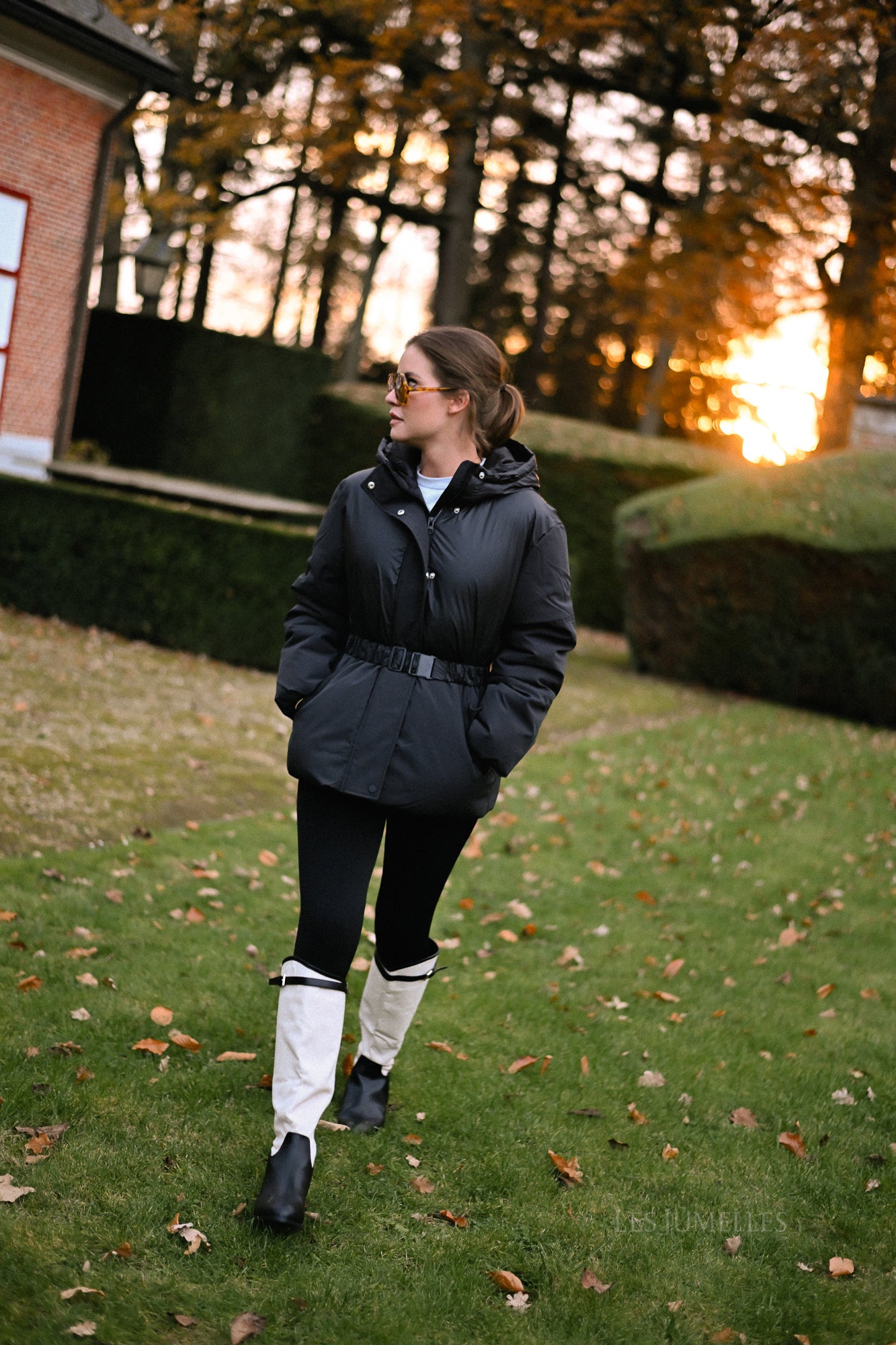 YASAlly LS gewatteerde jas zwart