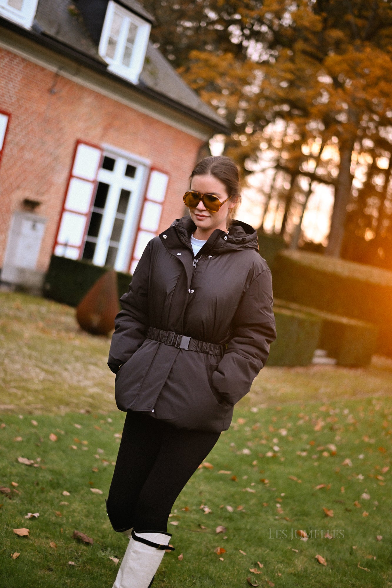 YASAlly LS gewatteerde jas zwart