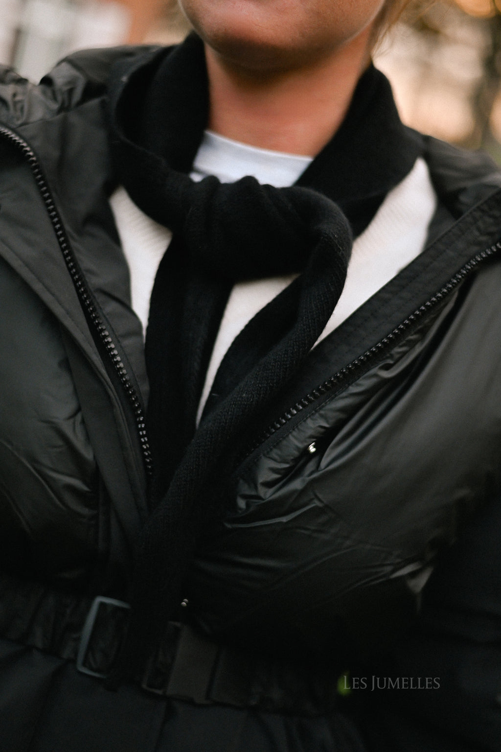 Juhla driehoeksjaal zwart