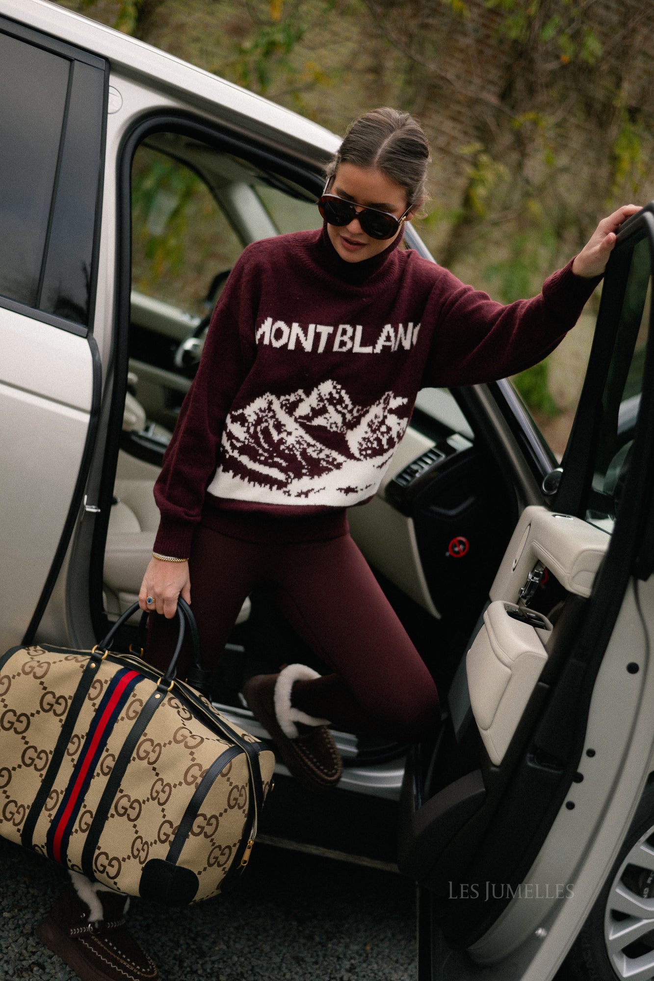 Mont Blanc gebreide trui bordeaux