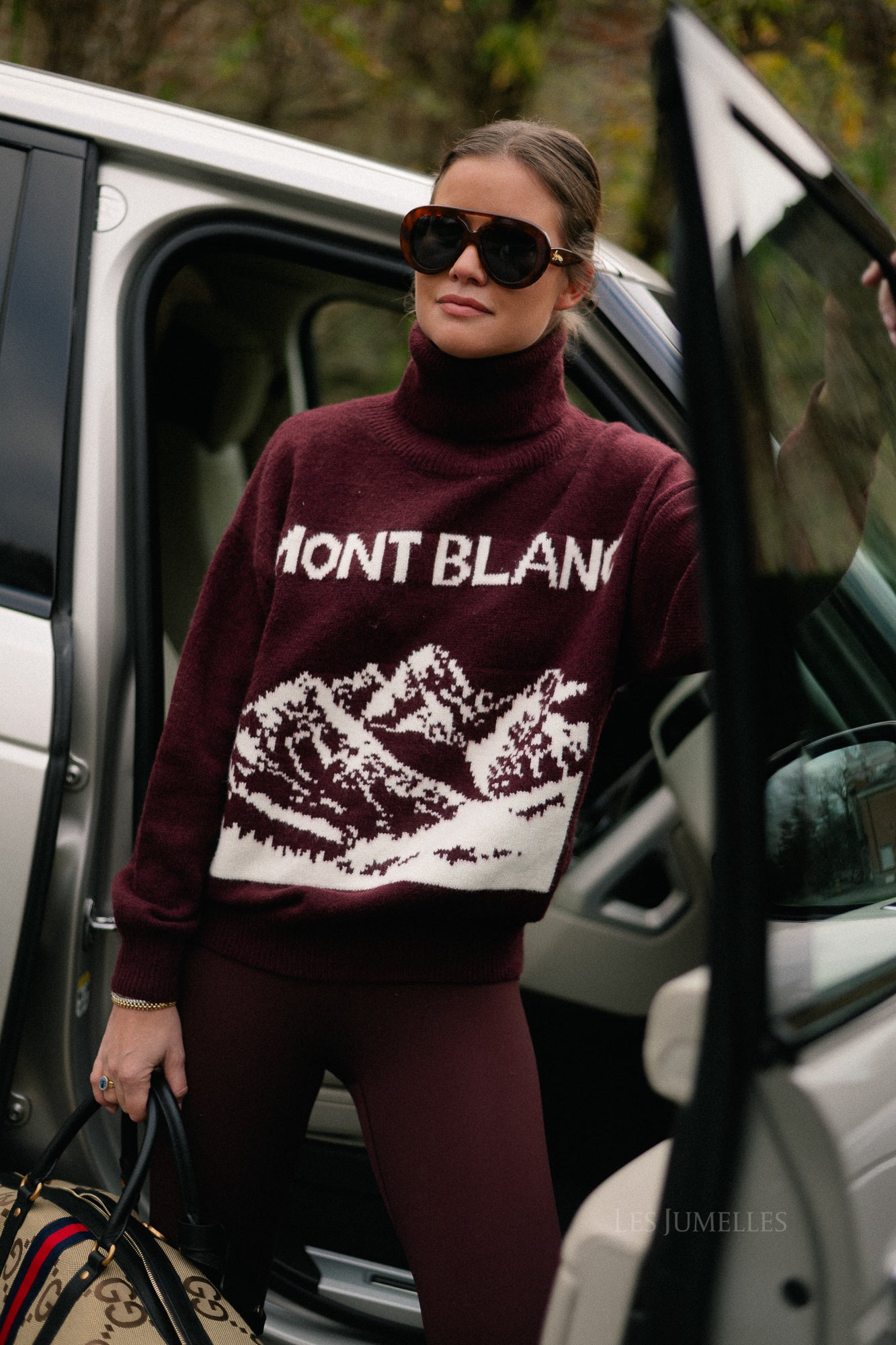 Mont Blanc gebreide trui bordeaux