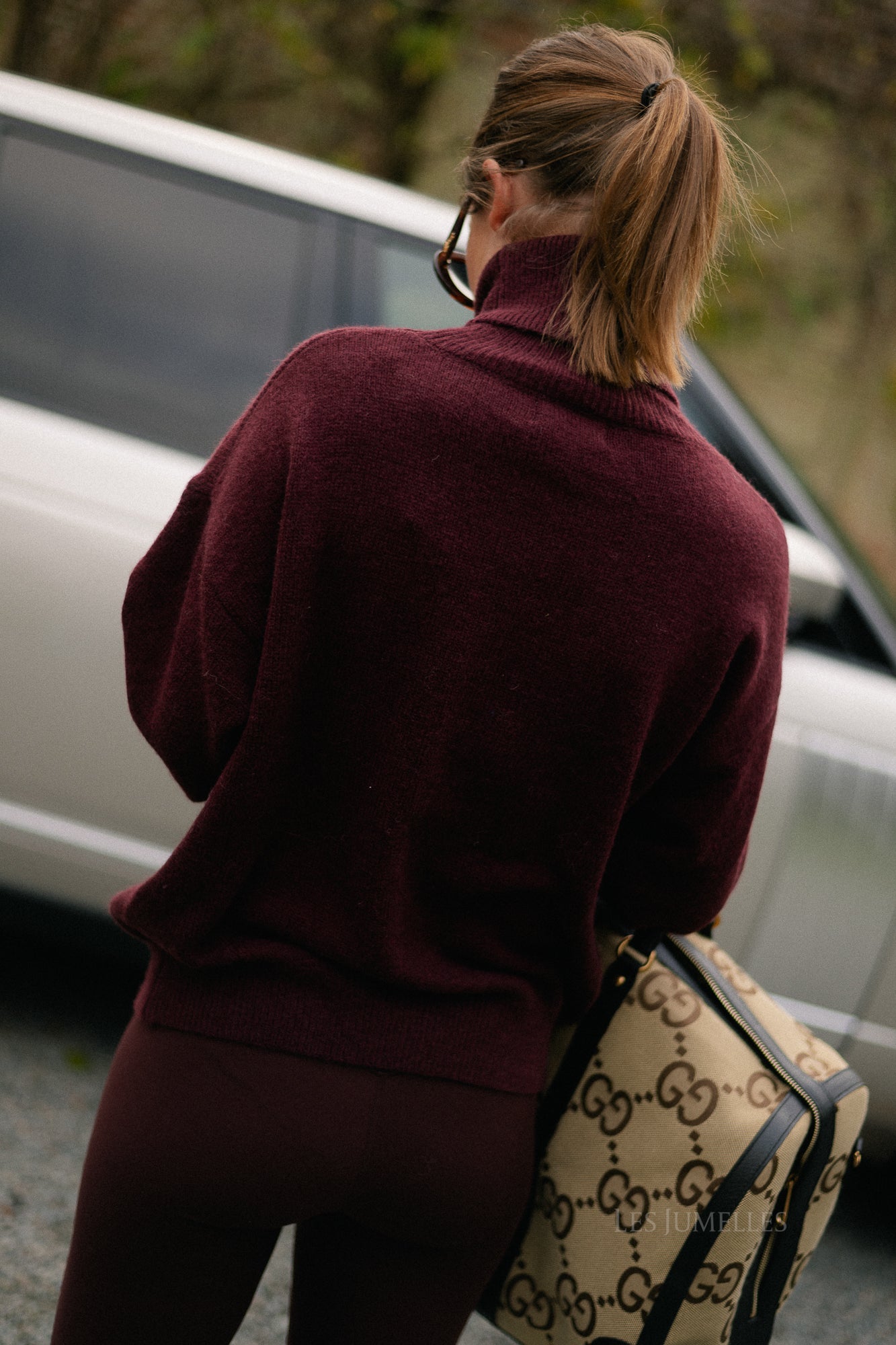 Mont Blanc gebreide trui bordeaux