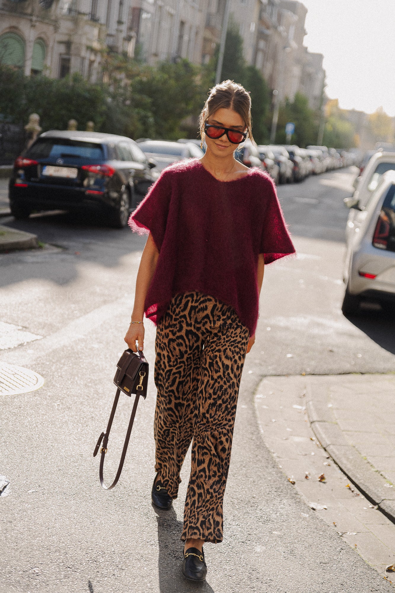 Leah trousers leopard