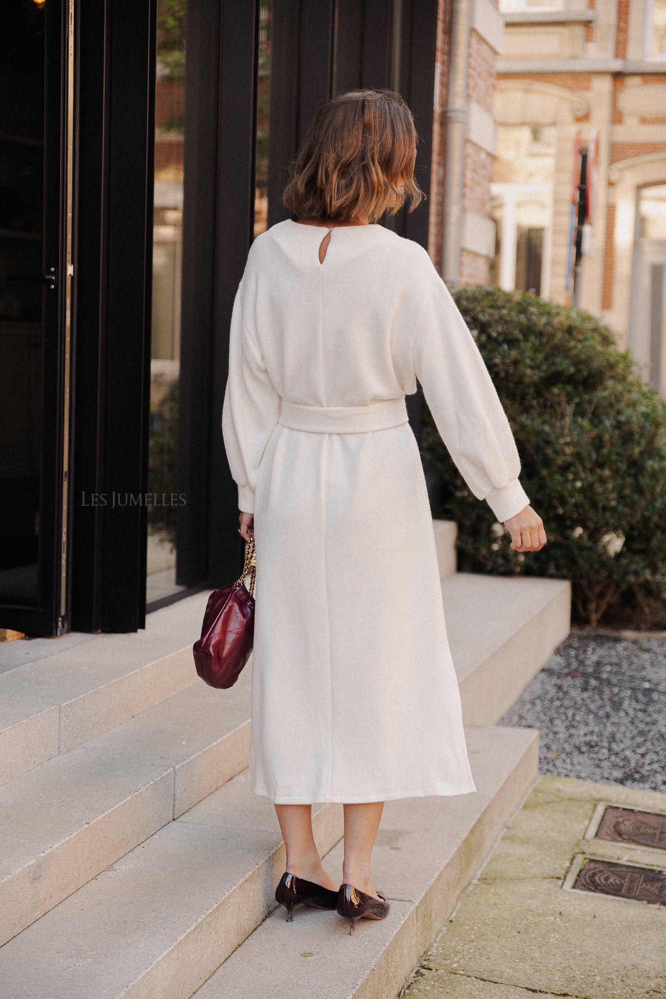 Mabel maxi jurk crème