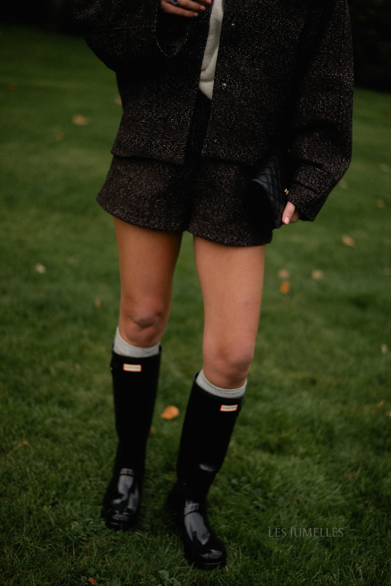 Hayden wool shorts brown