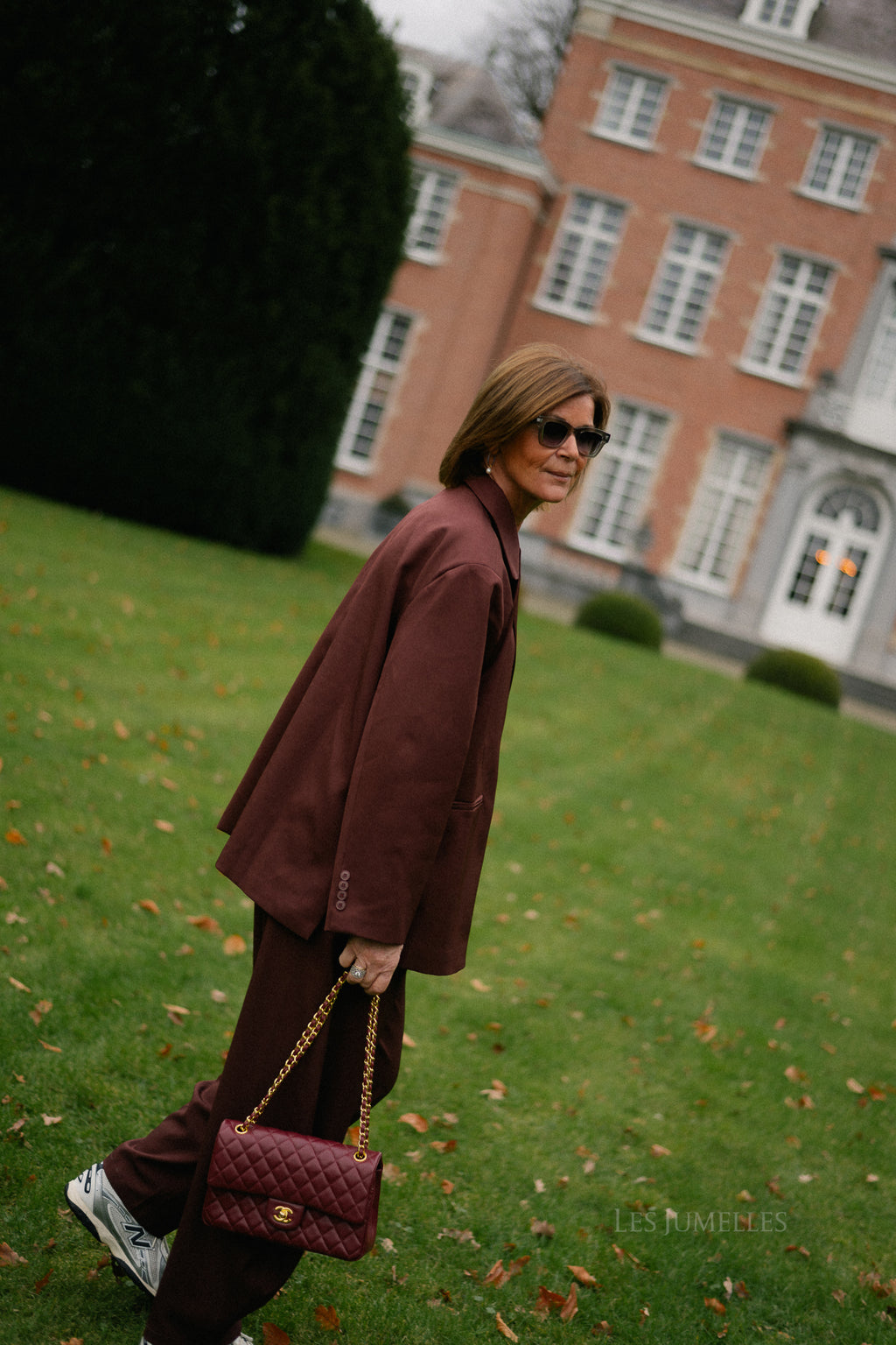 Blazer oversize bordeaux Chloé