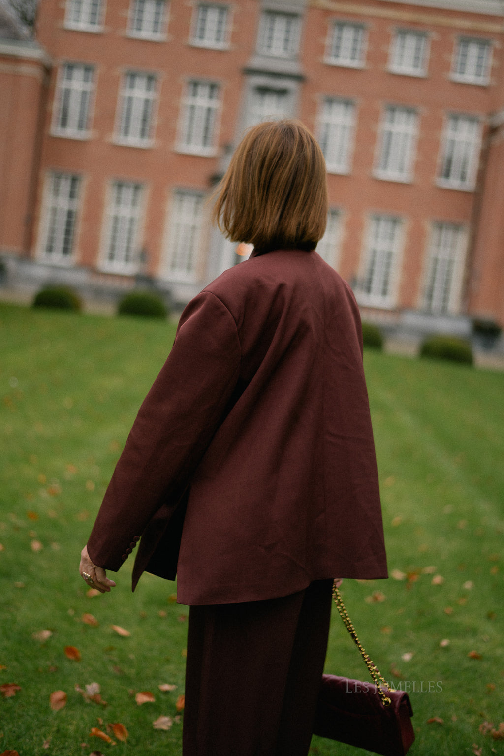 Blazer oversize bordeaux Chloé