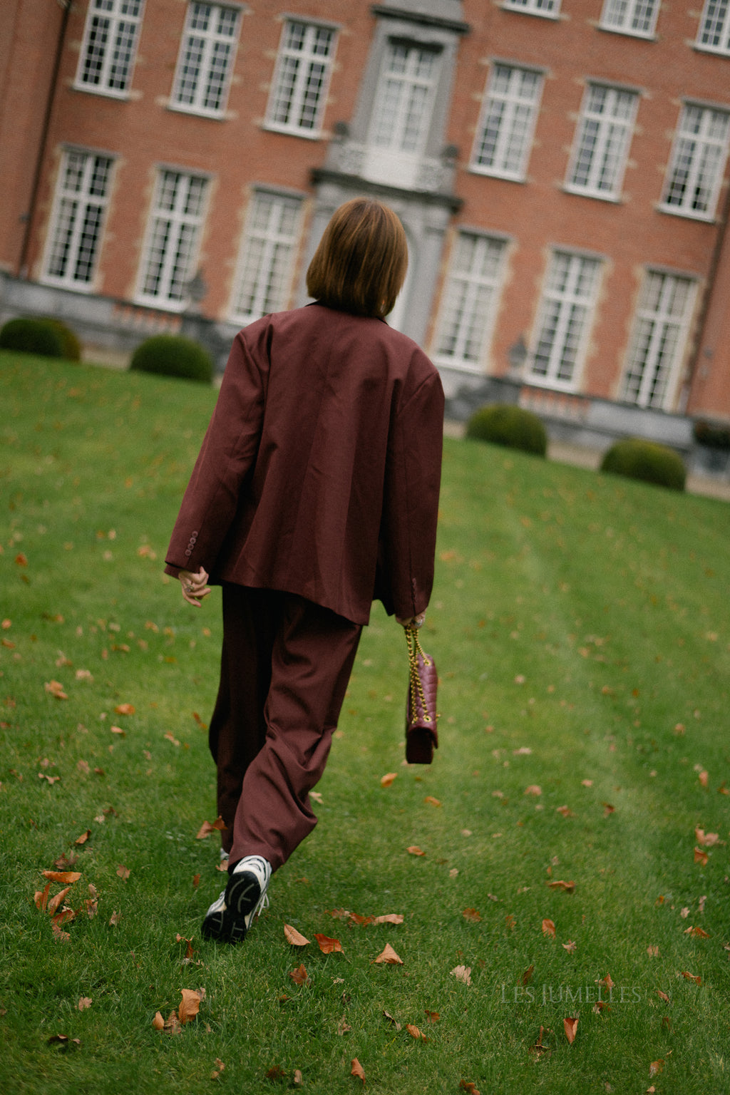 Blazer oversize bordeaux Chloé
