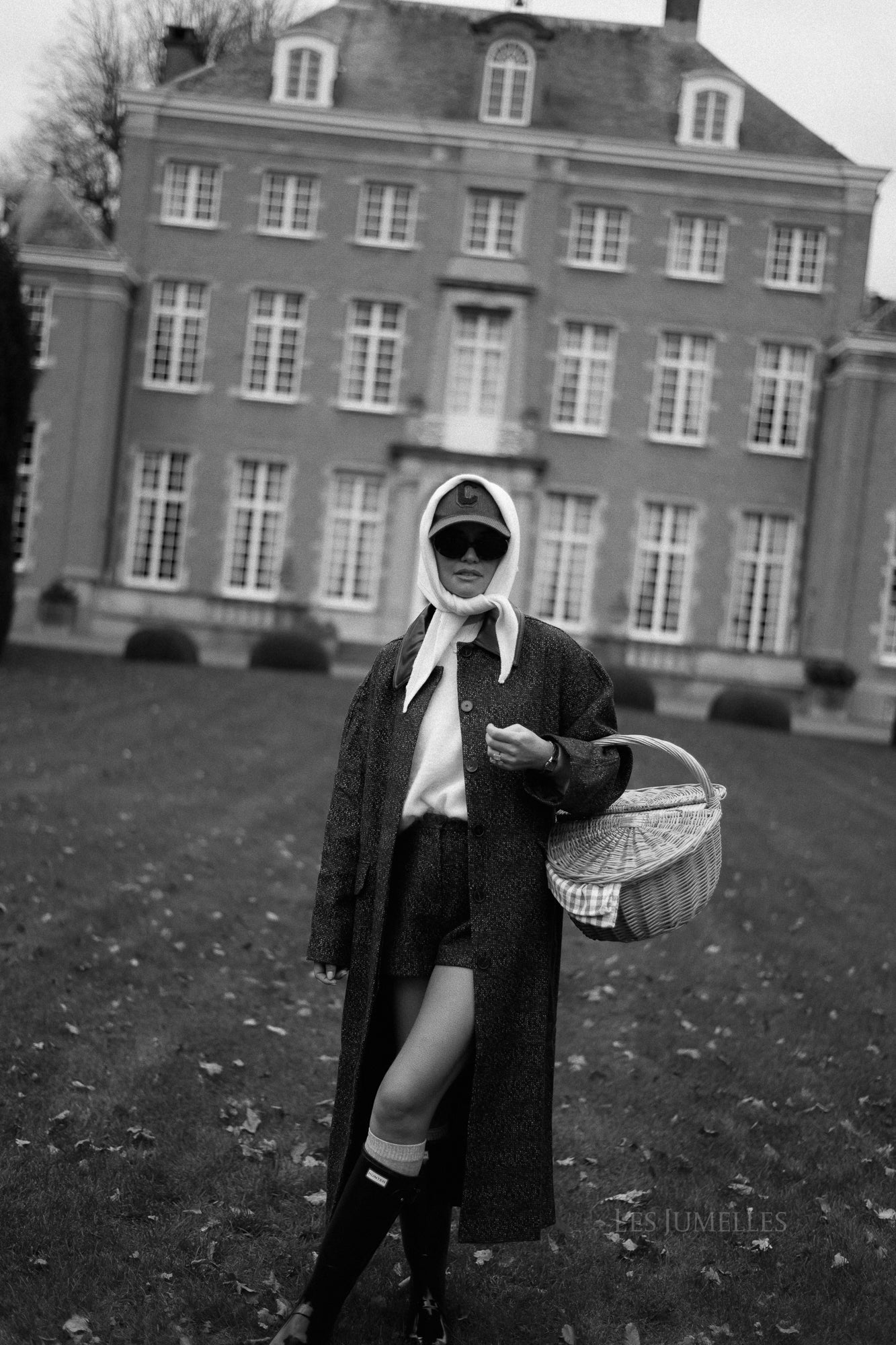 Leah wollen jas bruin