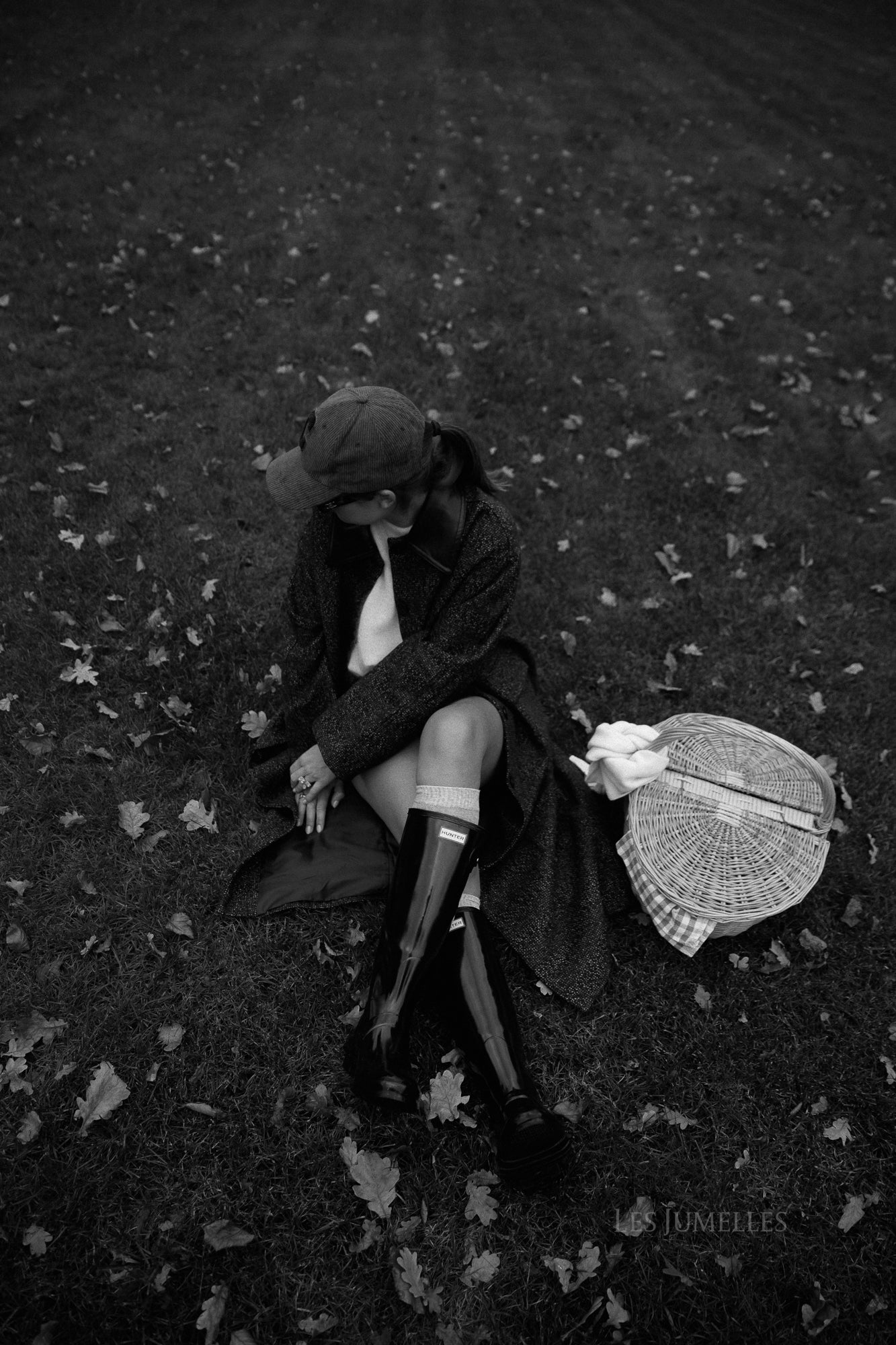 Leah wollen jas bruin