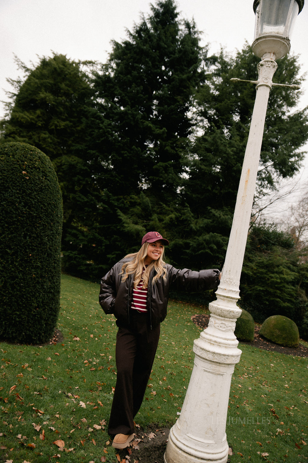 OBJCleo LS short jacket seal brown