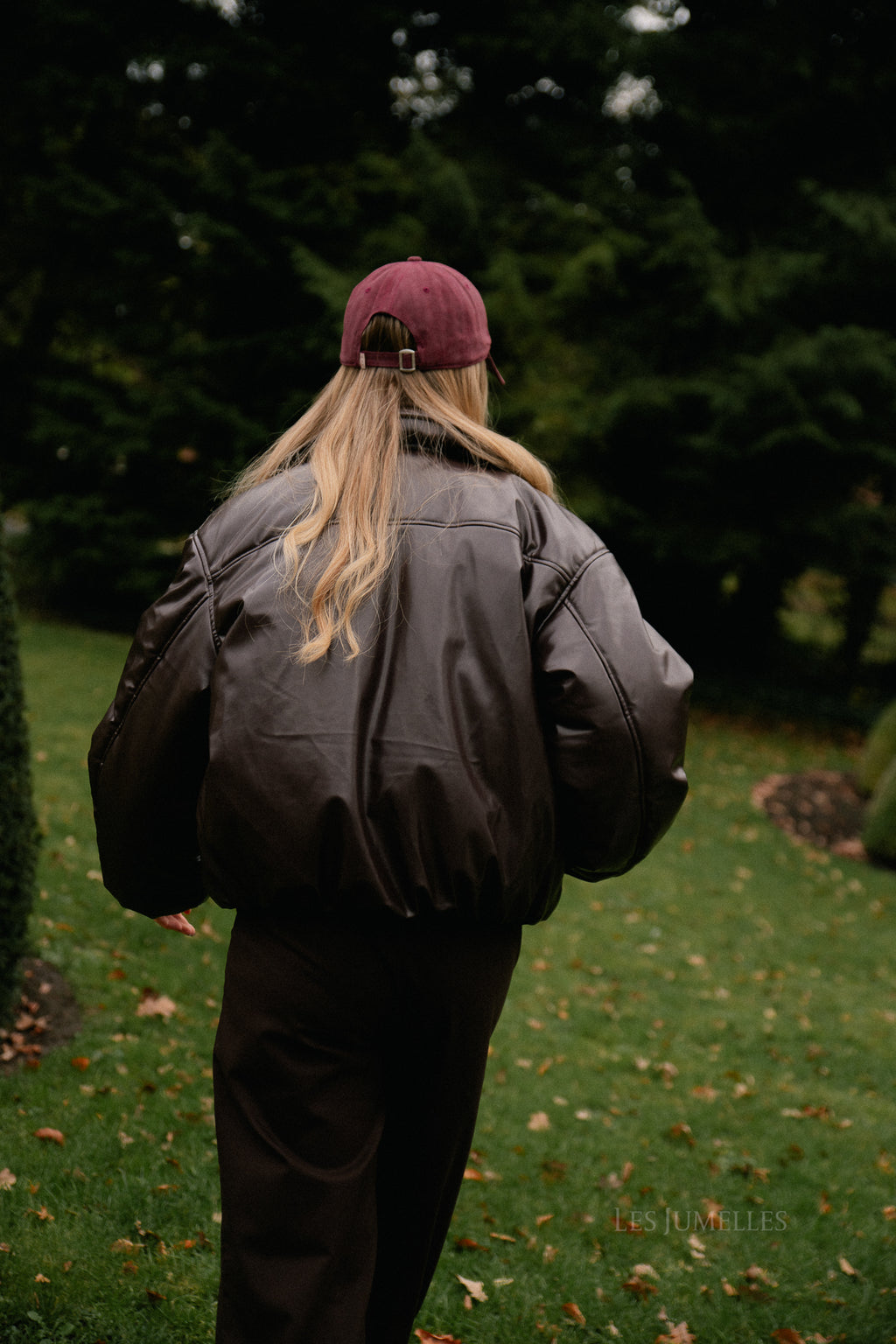 OBJCleo LS short jacket seal brown