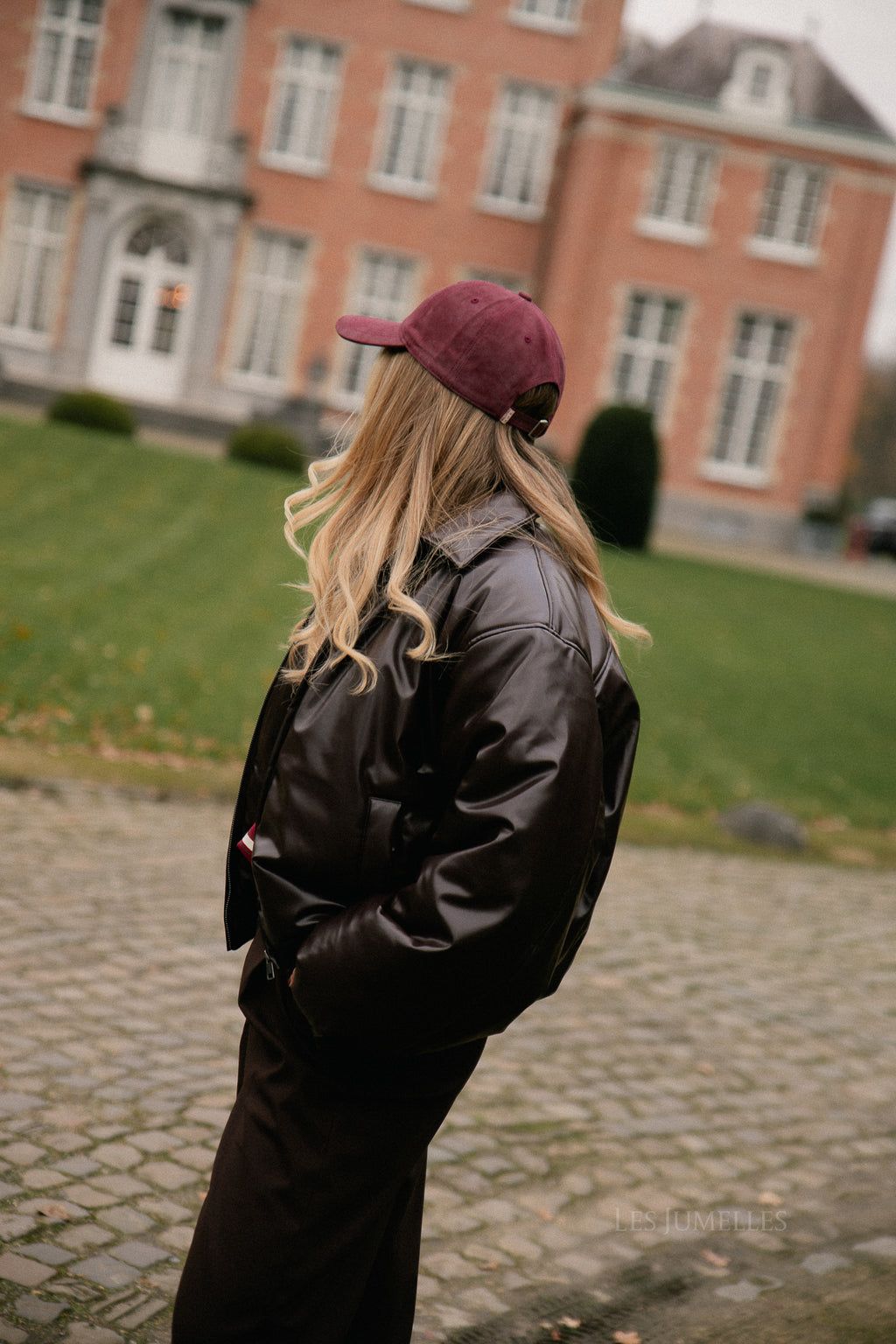 OBJCleo LS short jacket seal brown